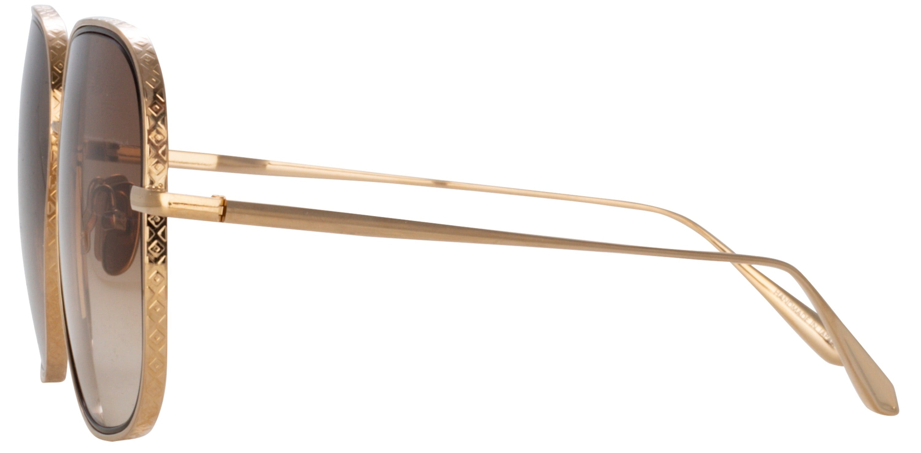 Color_LFL1394C3SUN - Juliana Oversized Sunglasses in Light Gold / Brown