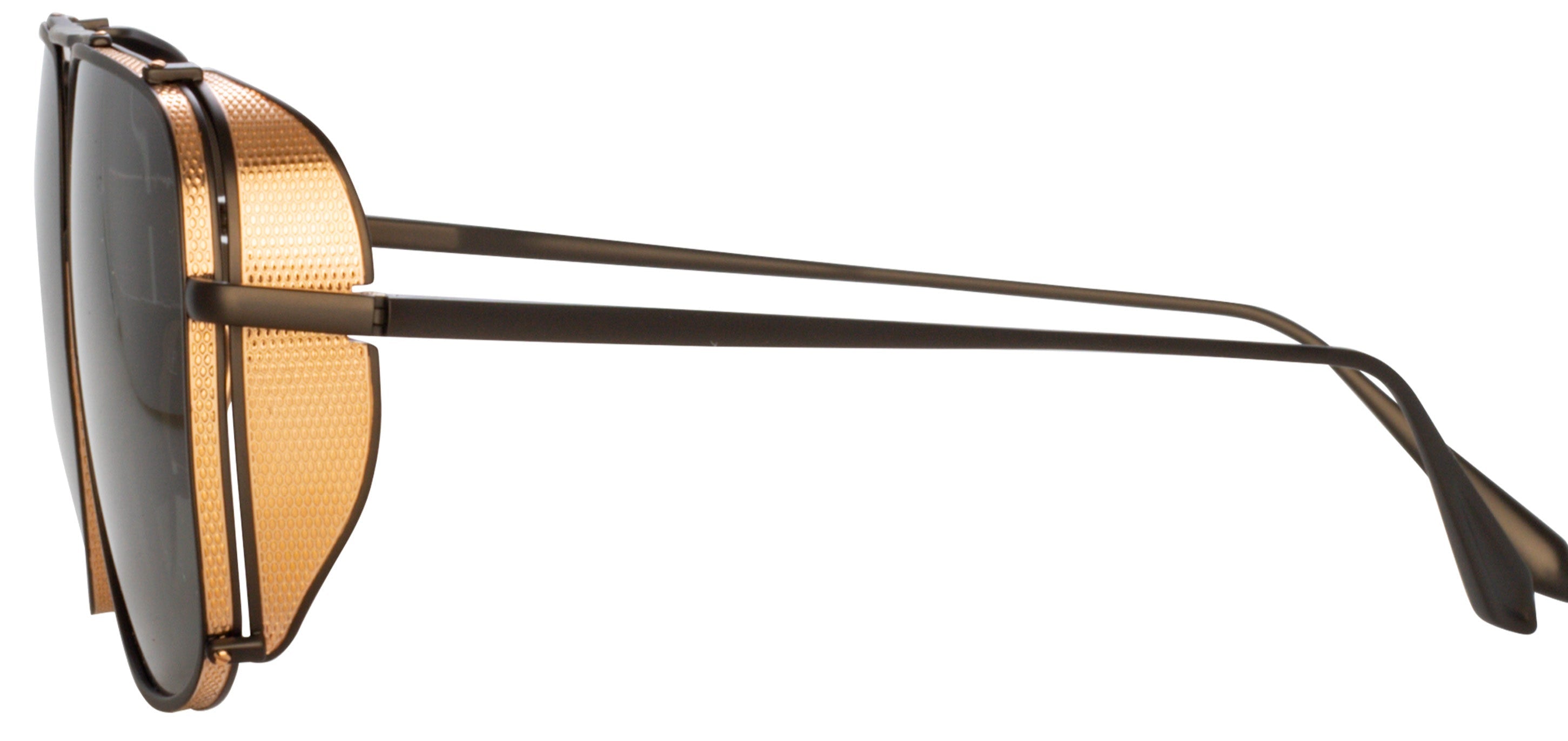 Color_LFL1393C2SUN - Enzo Aviator Sunglasses in Matt Nickel