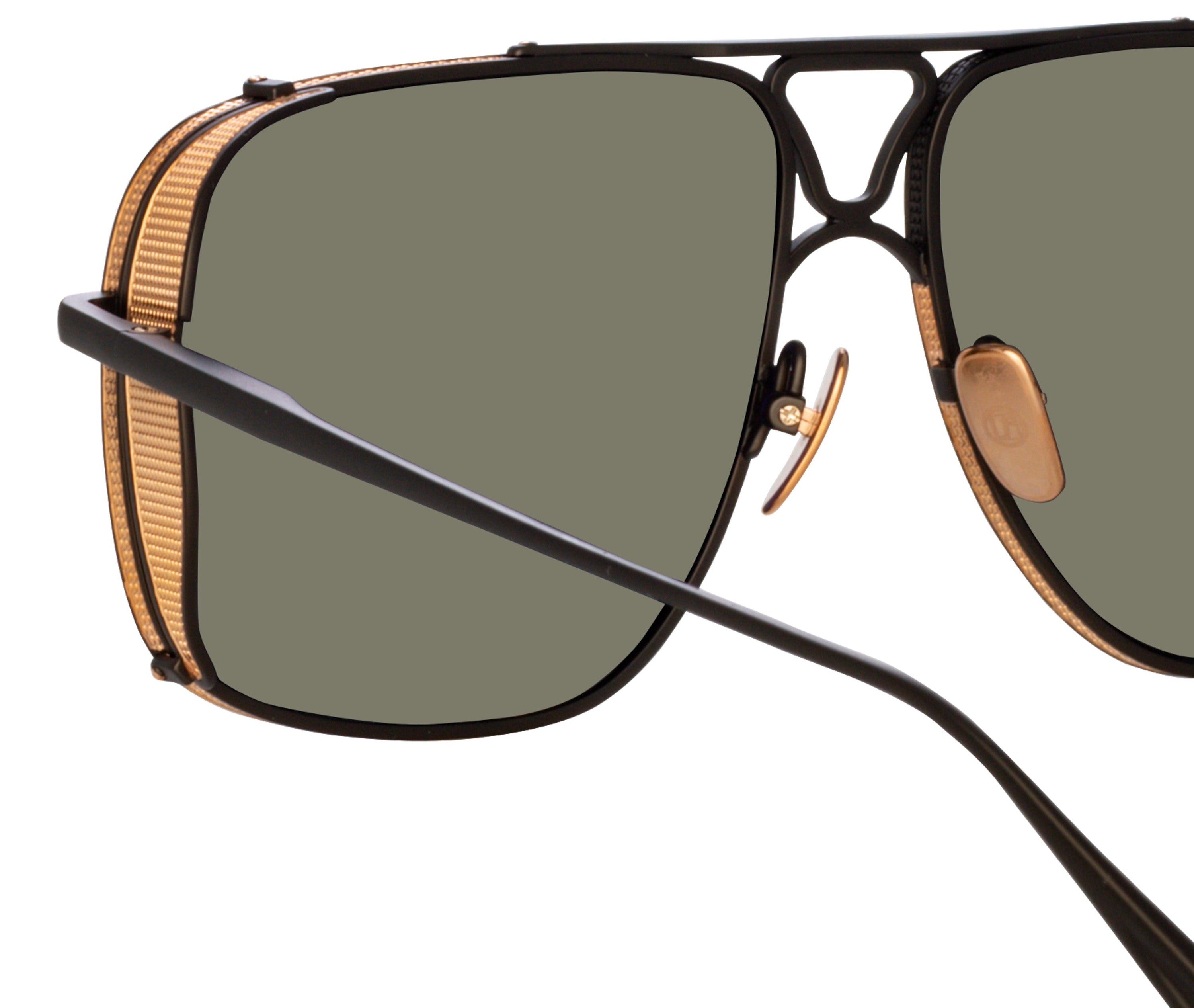 Color_LFL1393C2SUN - Enzo Aviator Sunglasses in Matt Nickel