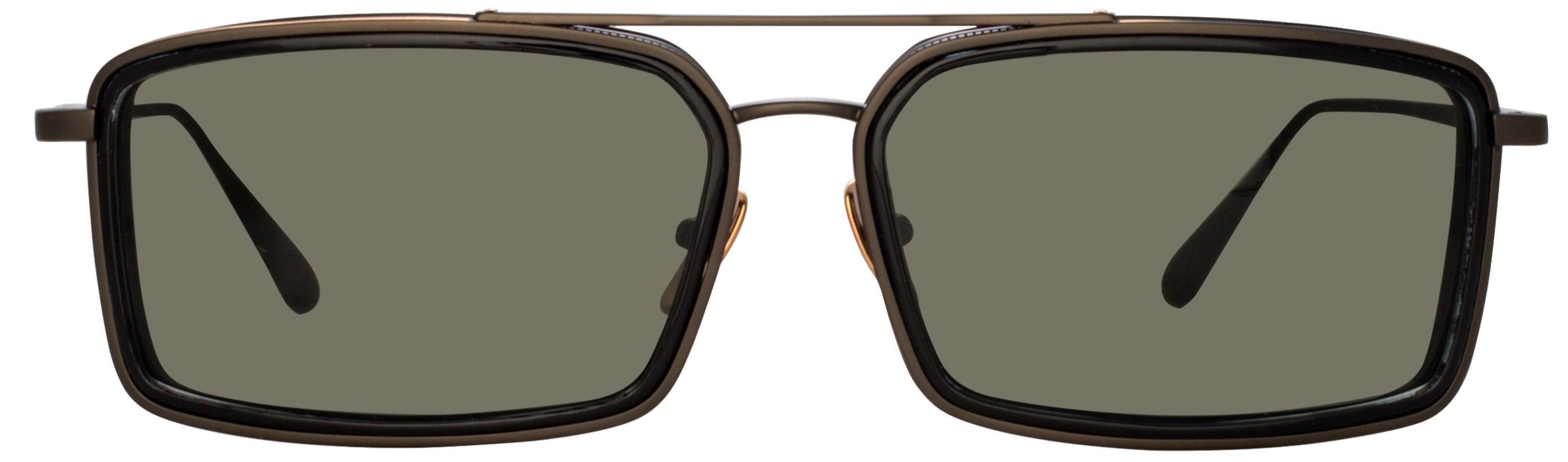 Color_LFL1392C3SUN - Cassia Rectangular Sunglasses in Nickel and Grey