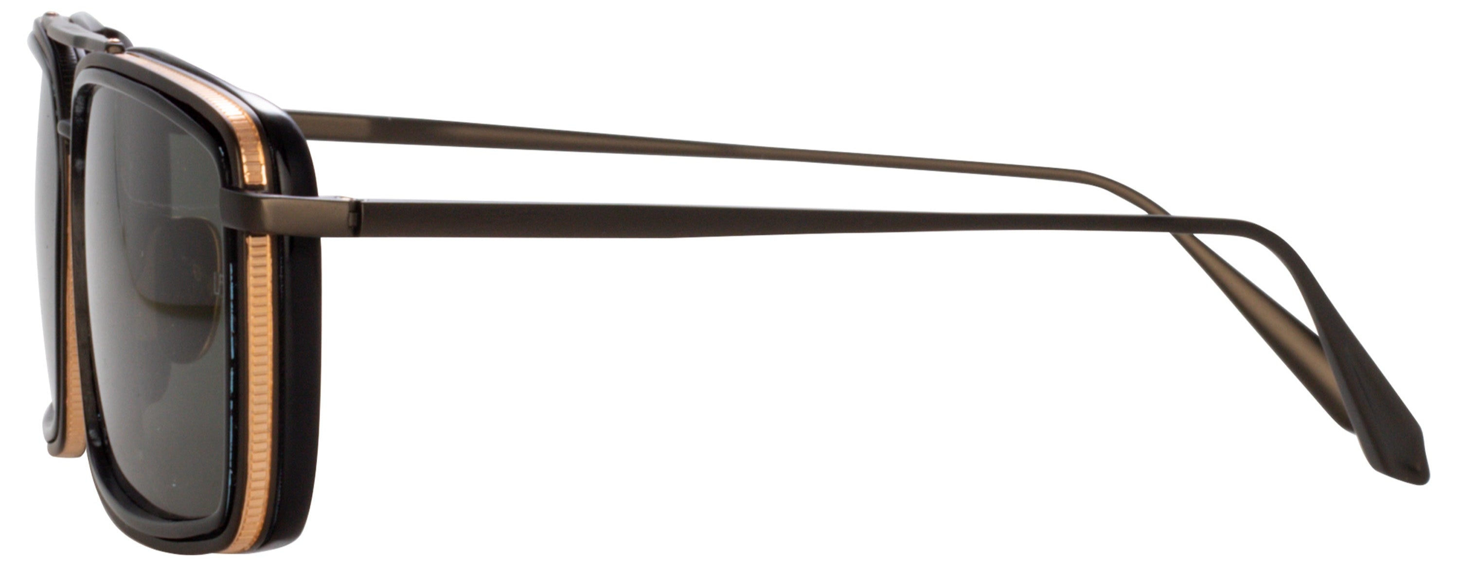 Color_LFL1392C3SUN - Cassia Rectangular Sunglasses in Nickel and Grey