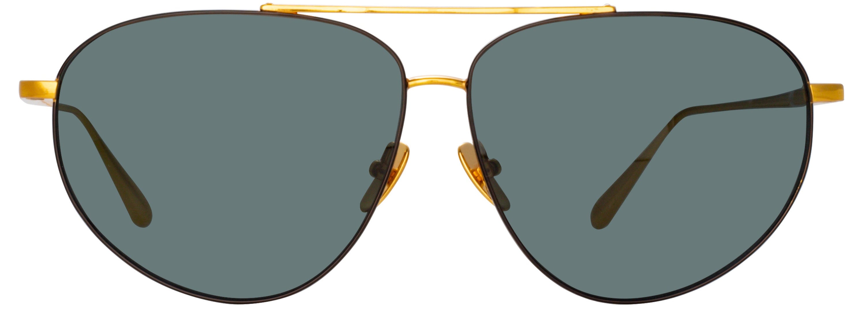 Color_LFL1391C1SUN - Gabriel Oversized Sunglasses in Yellow Gold and Blue