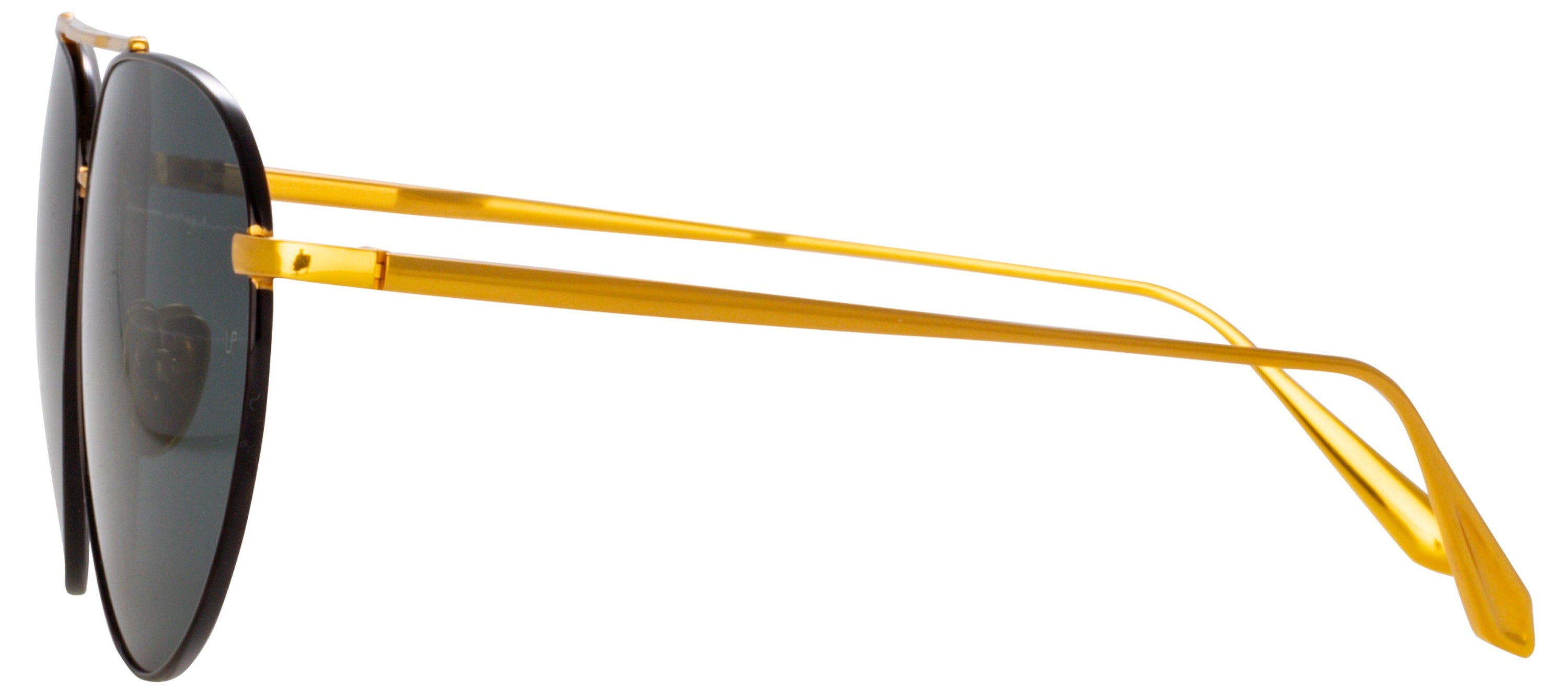 Color_LFL1391C1SUN - Gabriel Oversized Sunglasses in Yellow Gold and Blue