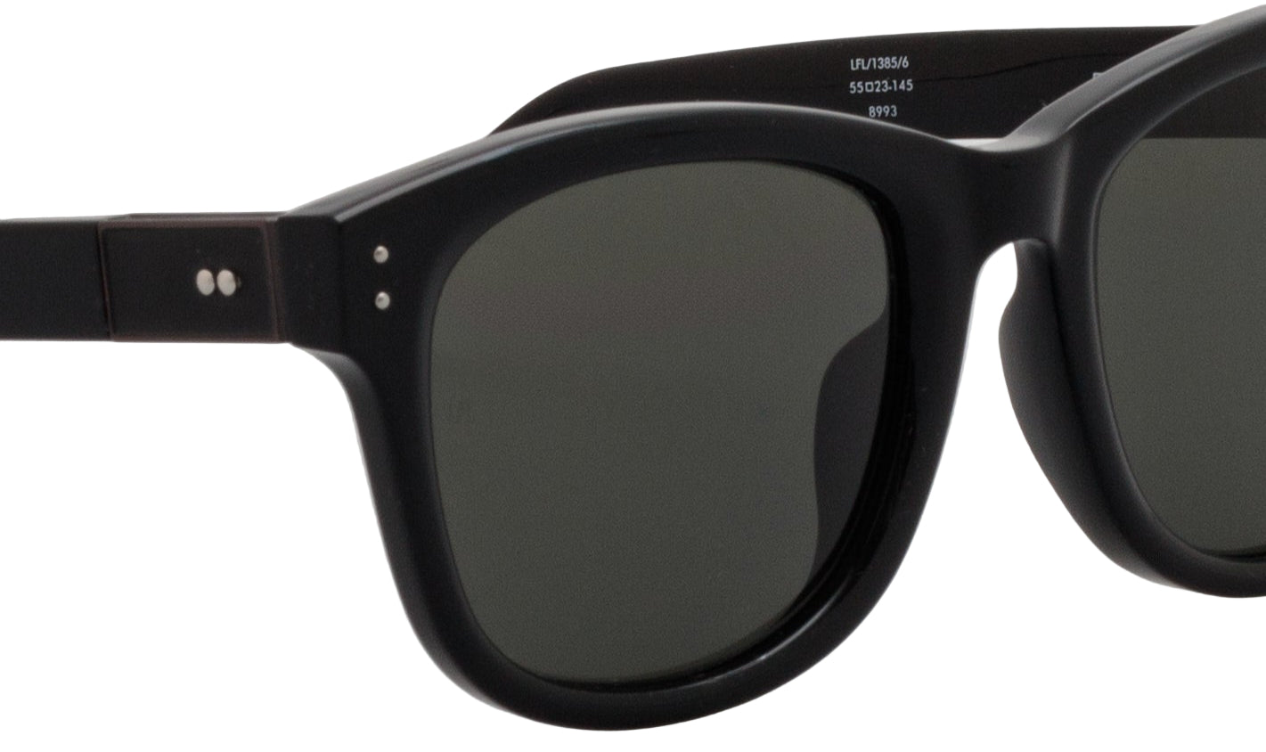 Color_LFL1385C6SUN - Edson D-Frame Sunglasses in Black and Nickel