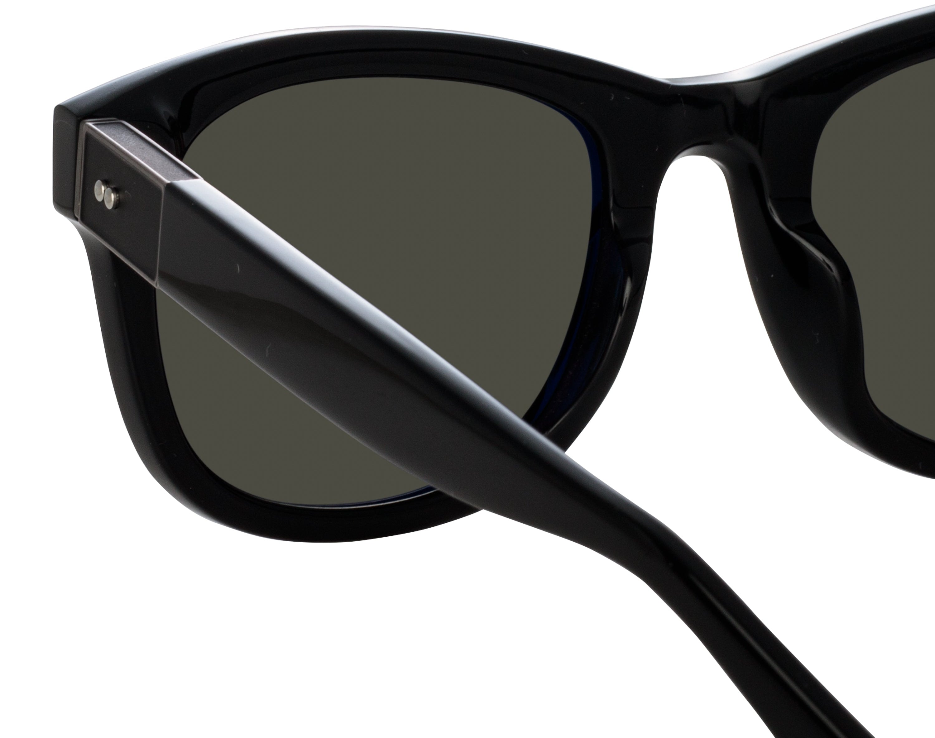 Color_LFL1385C6SUN - Edson D-Frame Sunglasses in Black and Nickel
