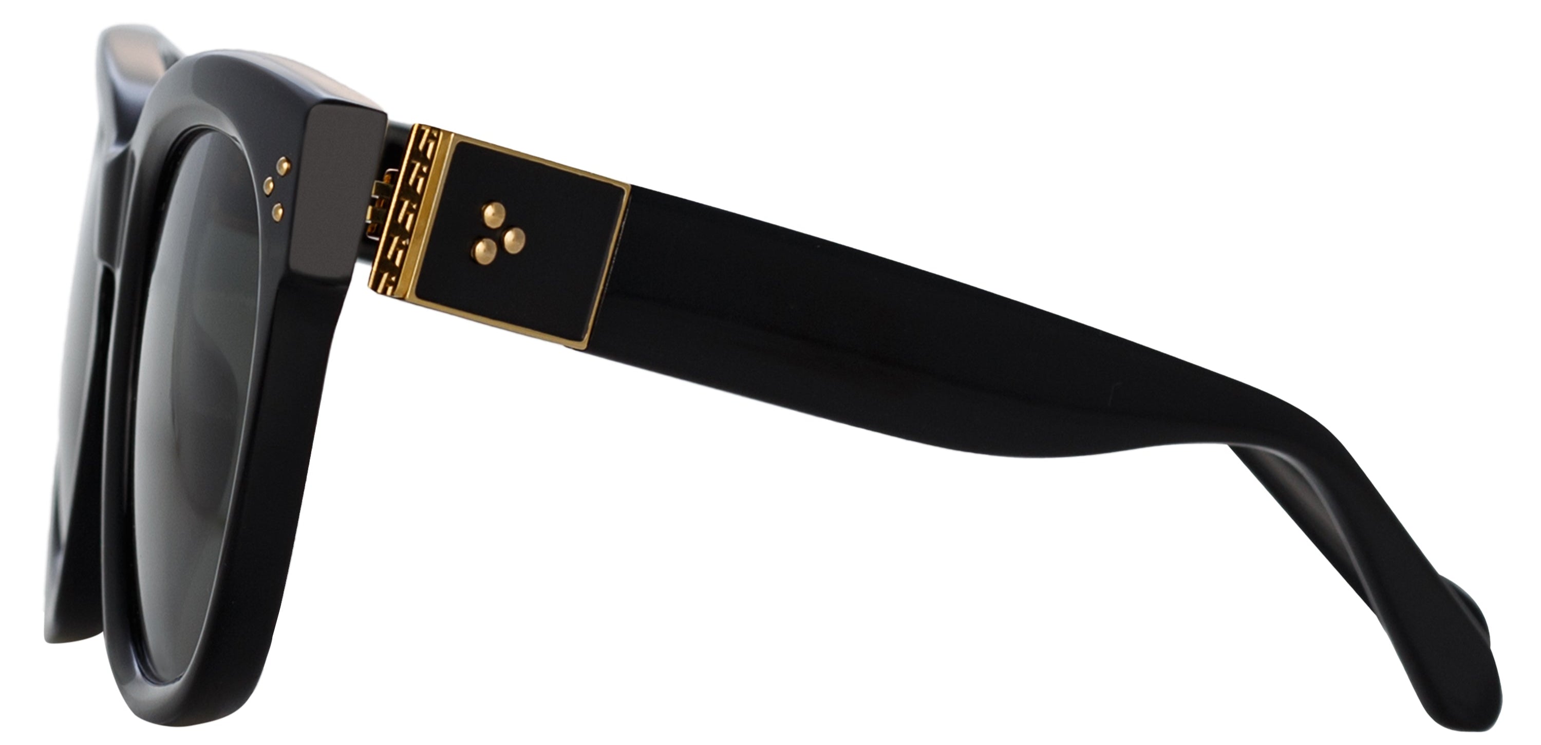 Color_LFL1384C1SUN - Jenson D-Frame Sunglasses in Black