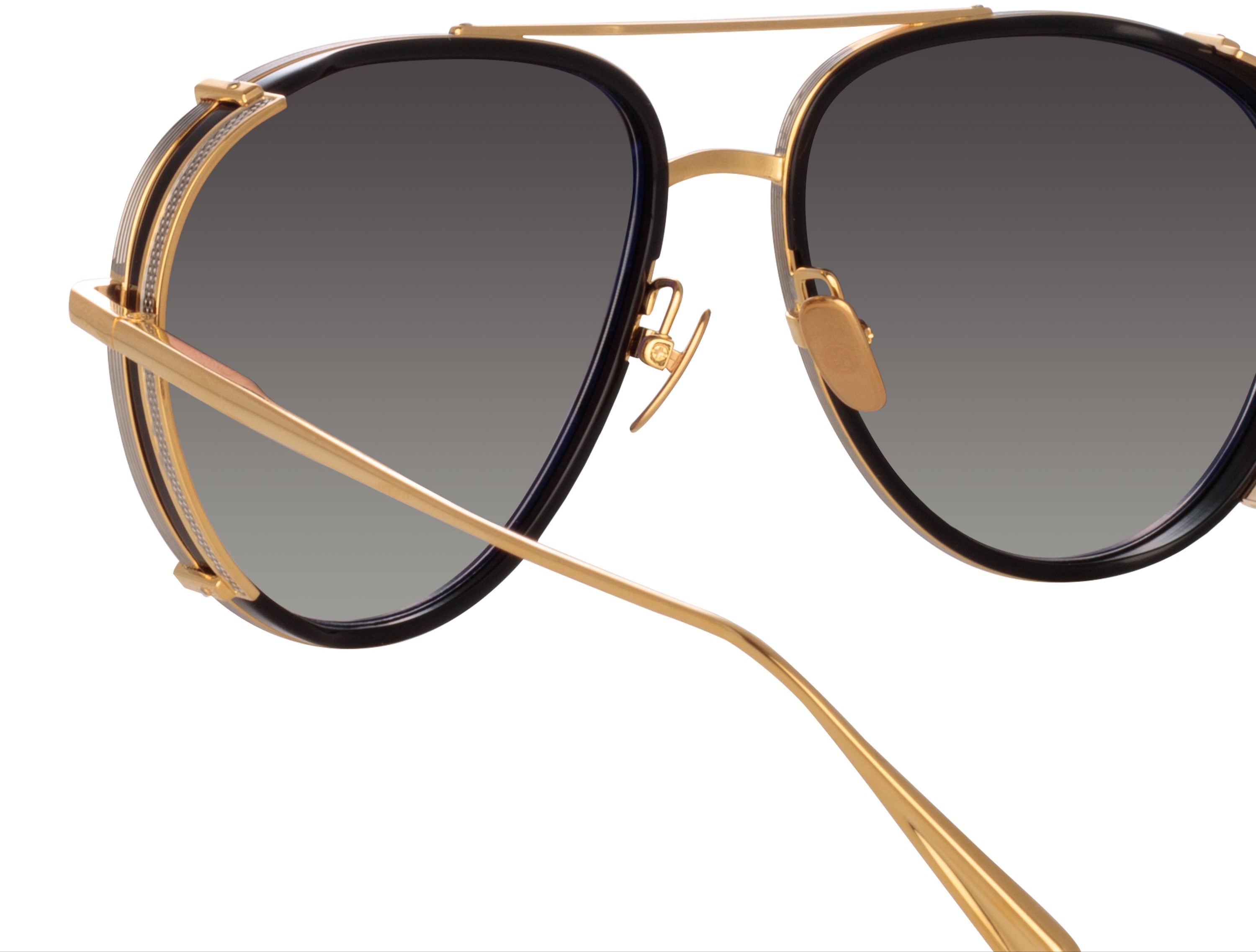 Color_LFL1362C1SUN - Dimitri Aviator Sunglasses in Rose Gold and Nickel