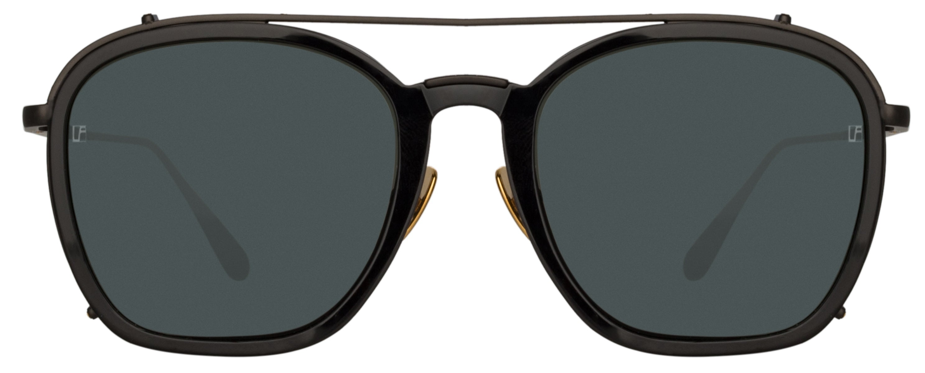 Color_LFL1359C1SUN - Aston Square Sunglasses in Black and Grey