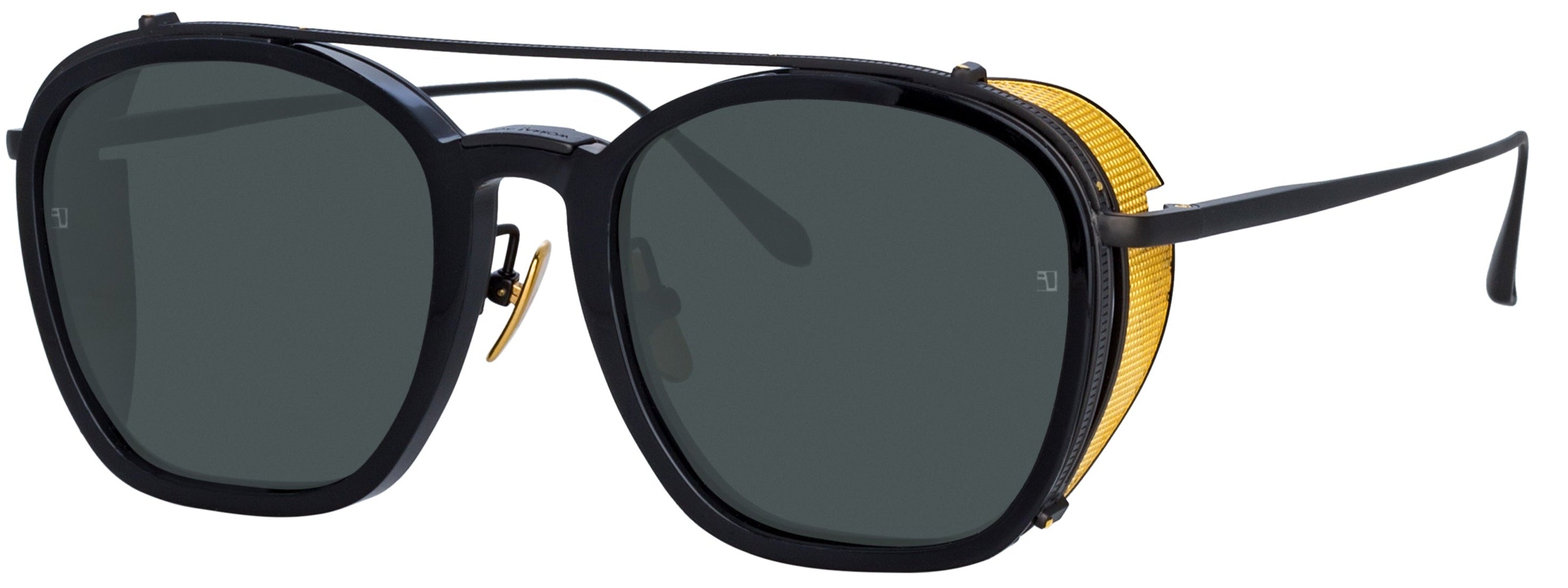 Color_LFL1359C1SUN - Aston Square Sunglasses in Black and Grey