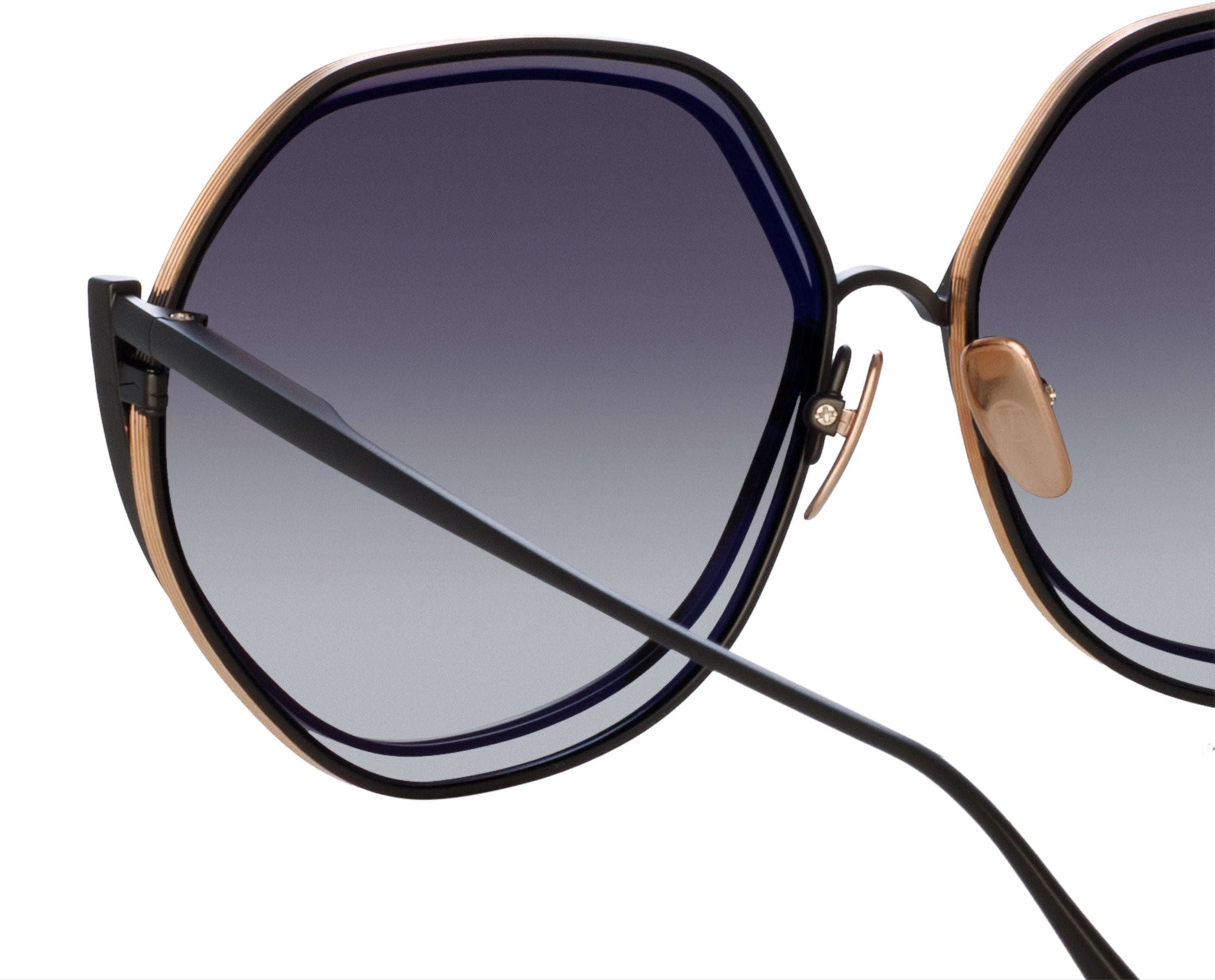 Color_LFL1355C1SUN - Aspen Hexagon Sunglasses in Nickel