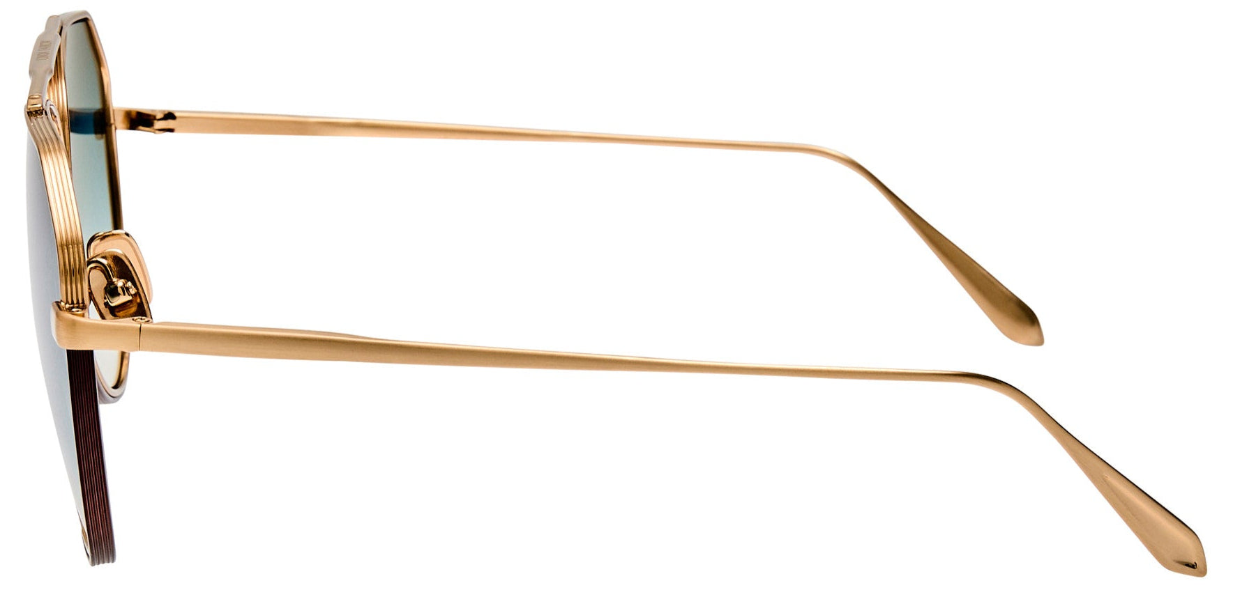Color_LFL1472C5SUN - Bayer Aviator Sunglasses in Light Gold and Aqua LIMITED EDITION OF 200