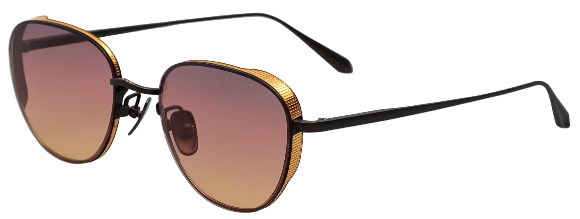 Color_LFL1503C3SUN - Boyd Aviator Sunglasses in Nickel and Sunset