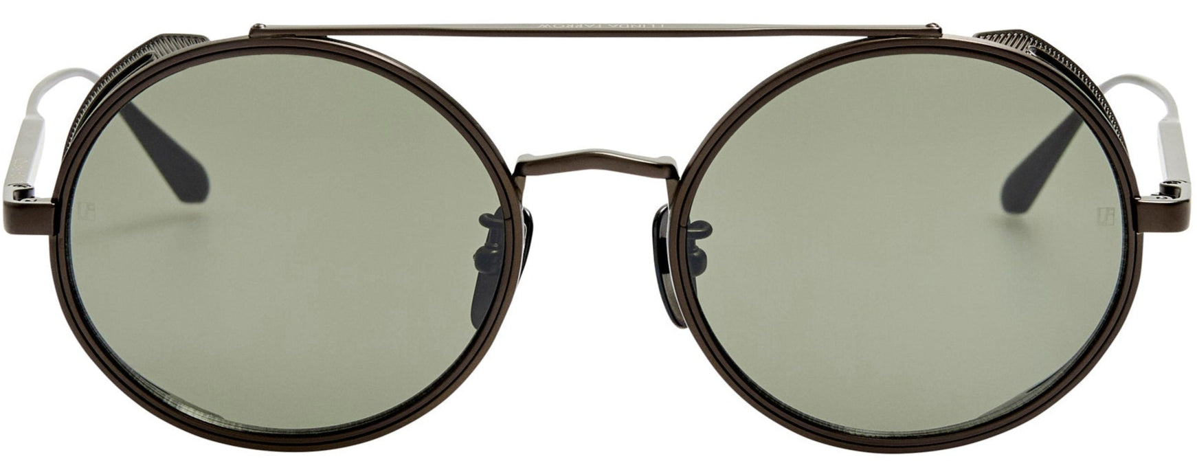 Color_LFL1631C4SUN - Baret Oval Sunglasses in Matt Nickel and Grey