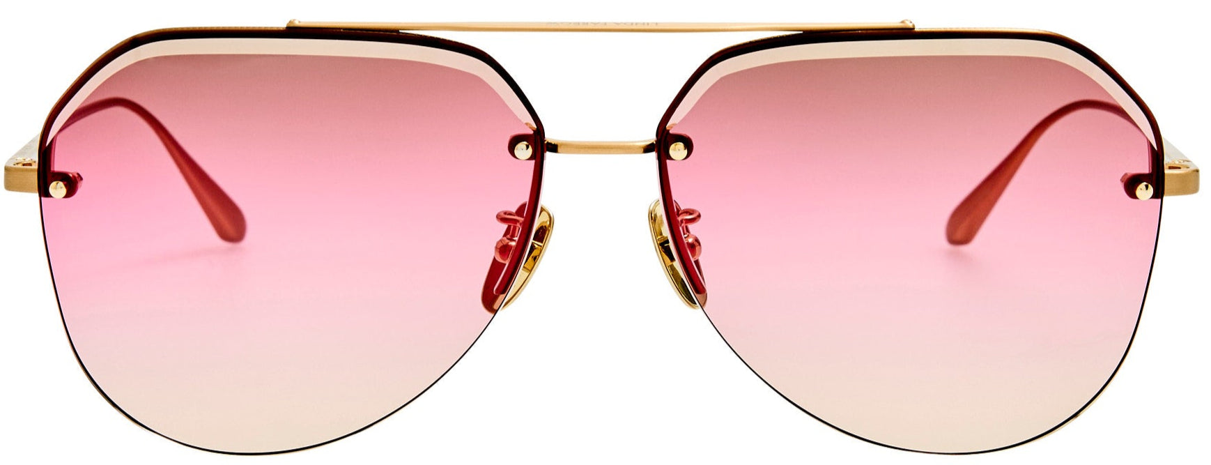 Color_LFL1557C7SUN - Quynh Aviator Sunglasses in Yellow Gold and Pink Gradient LIMITED EDITION OF 100