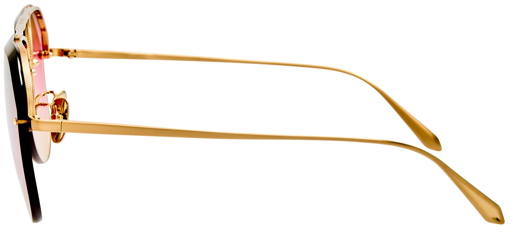 Color_LFL1557C7SUN - Quynh Aviator Sunglasses in Yellow Gold and Pink Gradient LIMITED EDITION OF 100