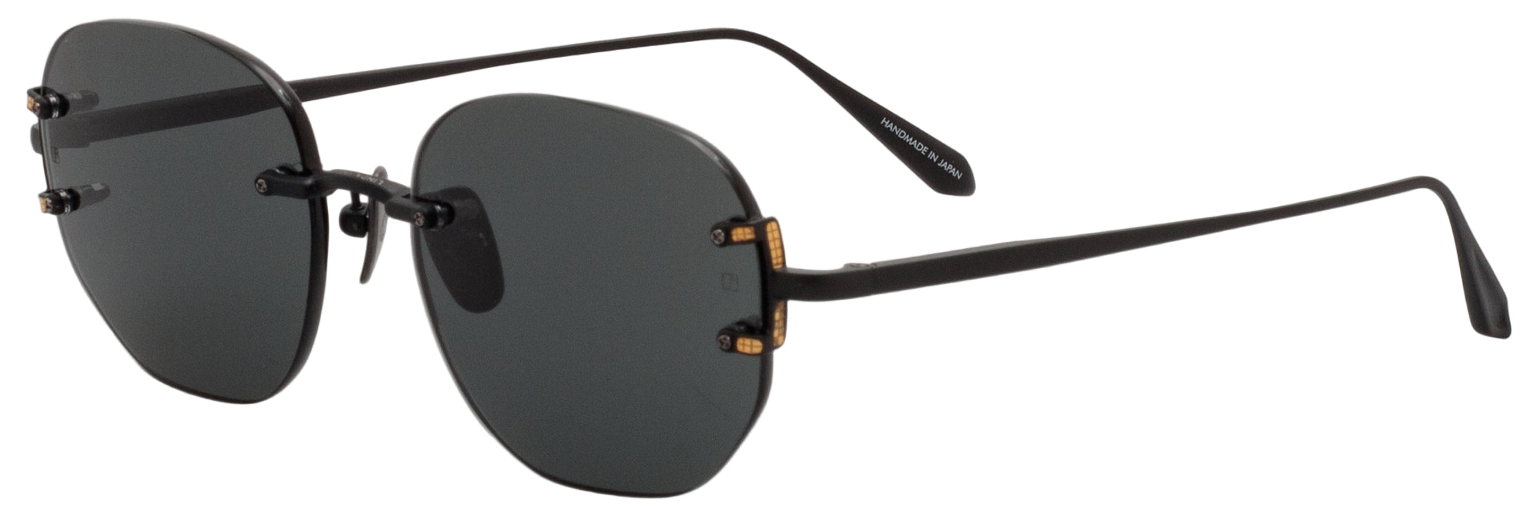 Color_LFL1497C1SUN - Sandor Angular Sunglasses in Matt Nickel and Grey