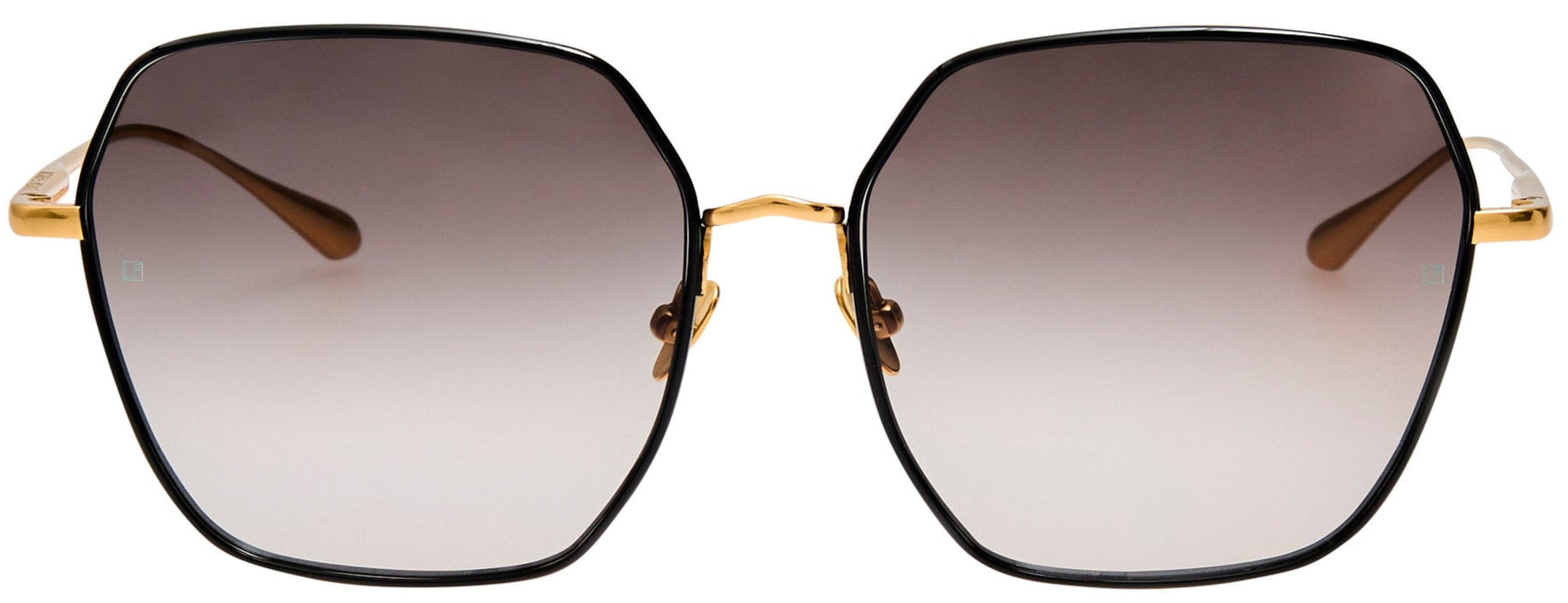 Color_LFL1576C1SUN - Darcie Oversized Sunglasses in Yellow Gold and Grey