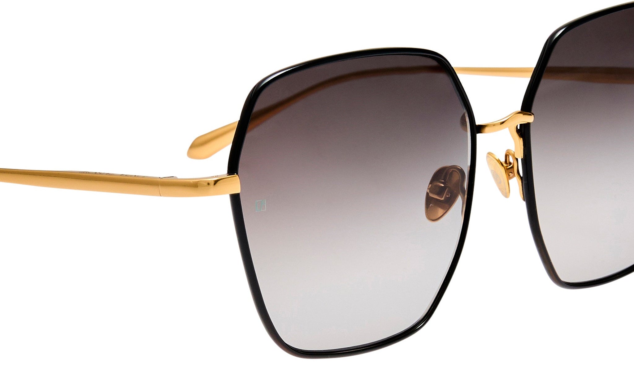 Color_LFL1576C1SUN - Darcie Oversized Sunglasses in Yellow Gold and Grey
