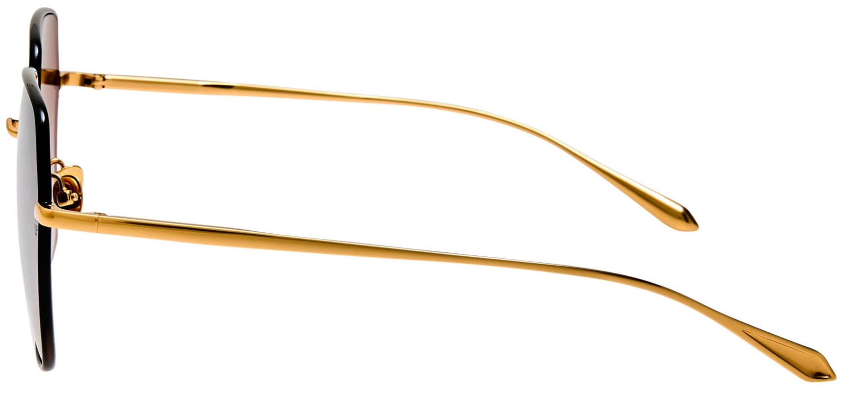 Color_LFL1576C1SUN - Darcie Oversized Sunglasses in Yellow Gold and Grey