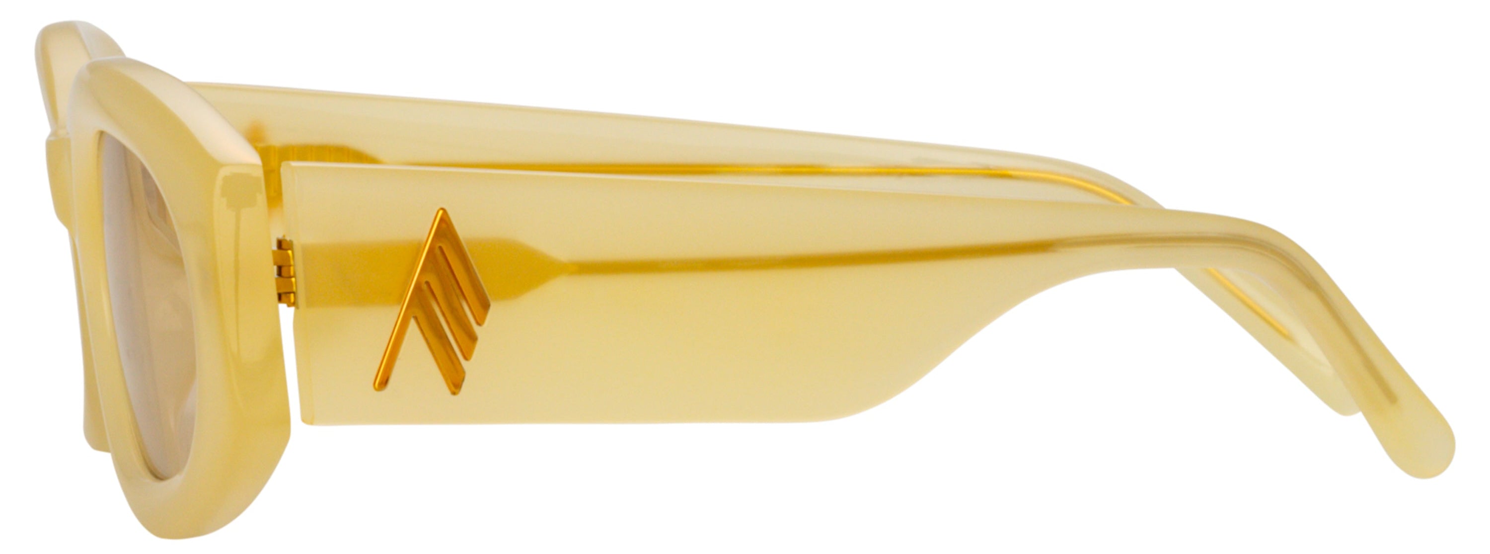 Color_ATTICO38C9SUN - The Attico Berta Oval Sunglasses in Yellow