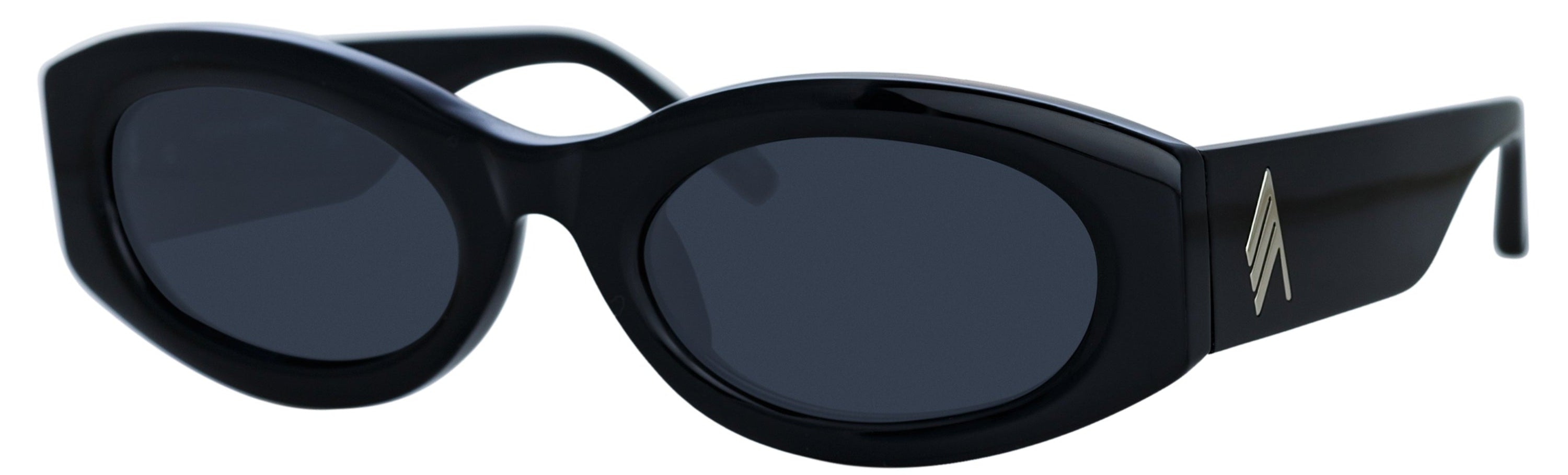 Color_ATTICO38C1SUN - The Attico Berta Oval Sunglasses in Black