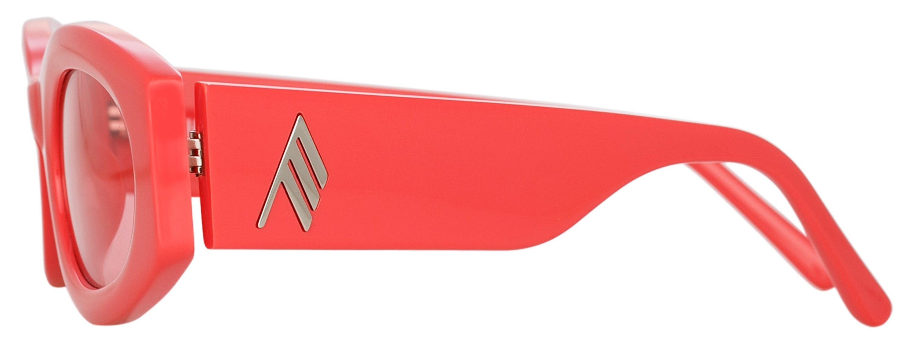 Color_ATTICO38C4SUN - The Attico Berta Oval Sunglasses in Coral