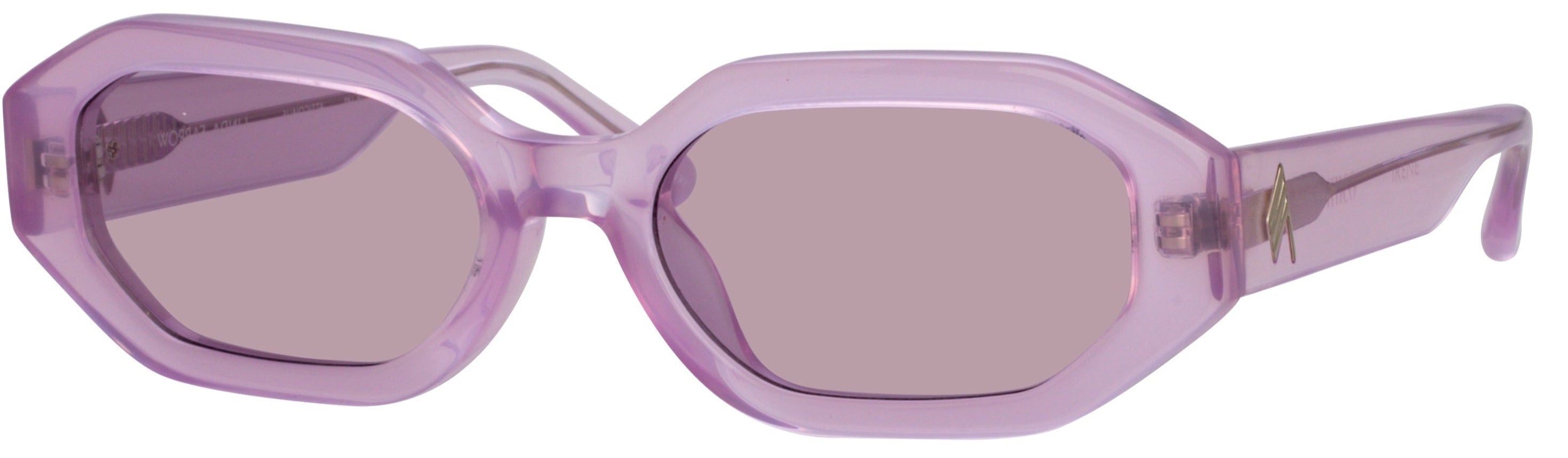 Color_ATTICO14C15SUN - The Attico Irene Angular Sunglasses in Pink