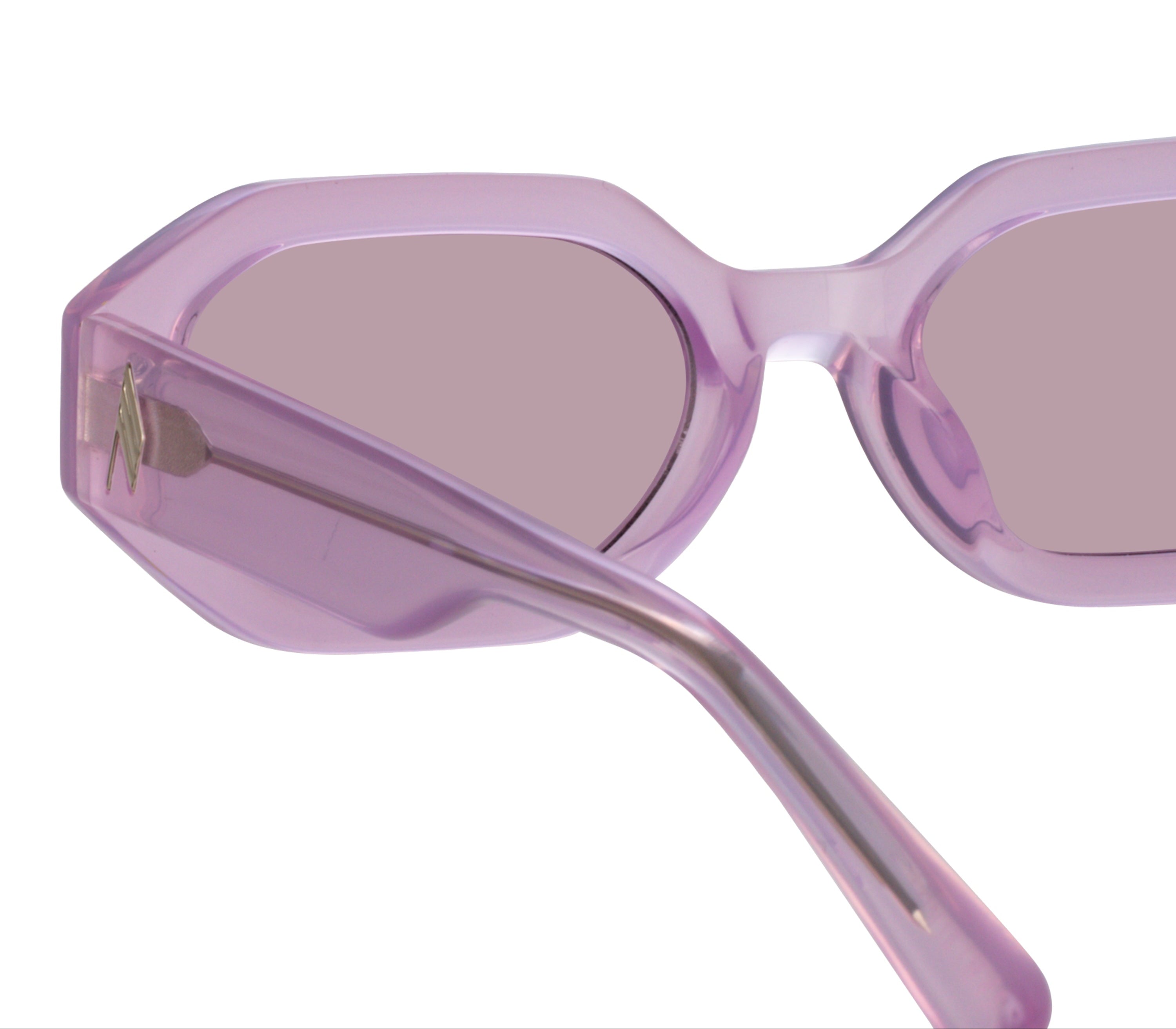 Color_ATTICO14C15SUN - The Attico Irene Angular Sunglasses in Pink
