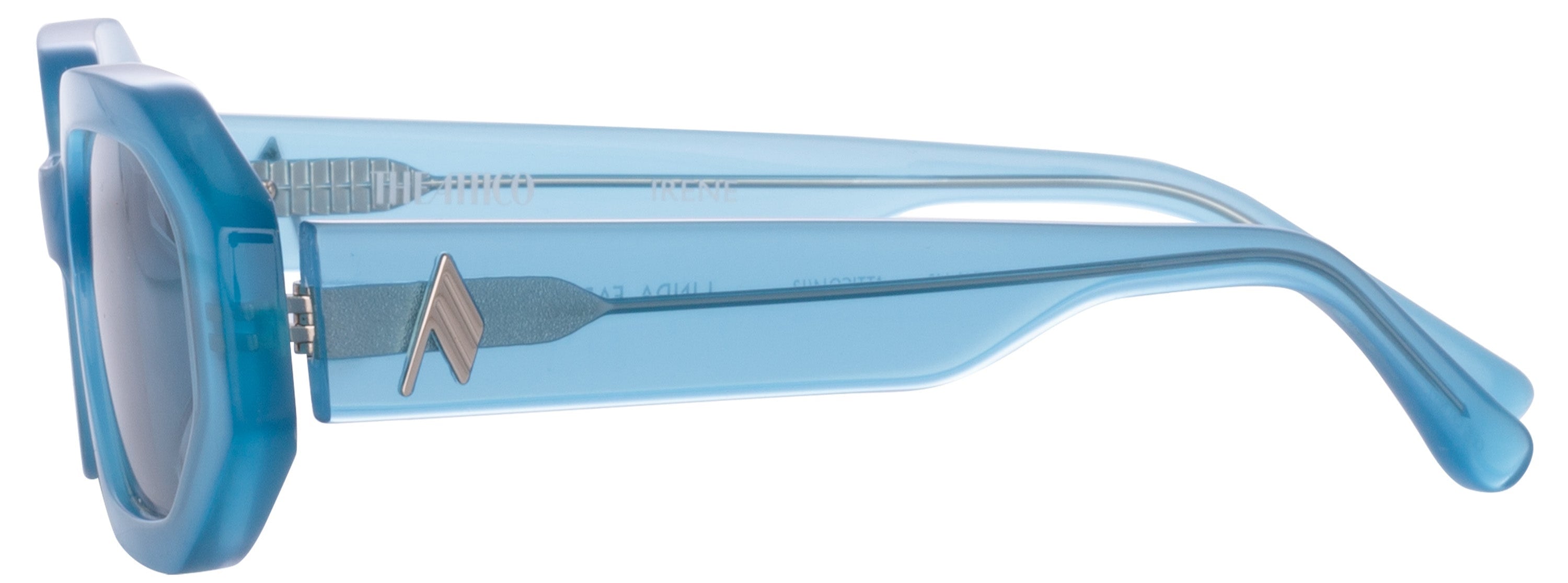 Color_ATTICO14C12SUN - The Attico Irene Angular Sunglasses in Turquoise