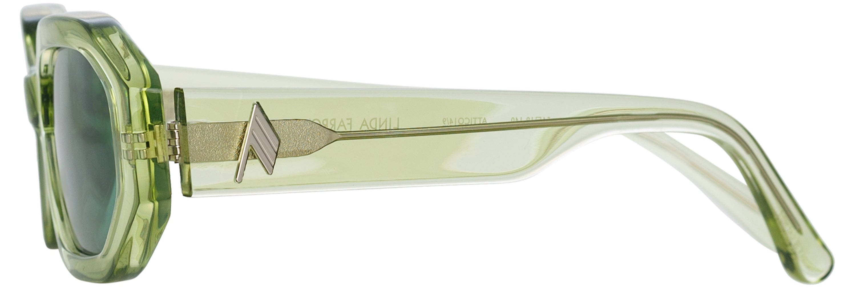 Color_ATTICO14C9SUN - The Attico Irene Angular Sunglasses in Lime