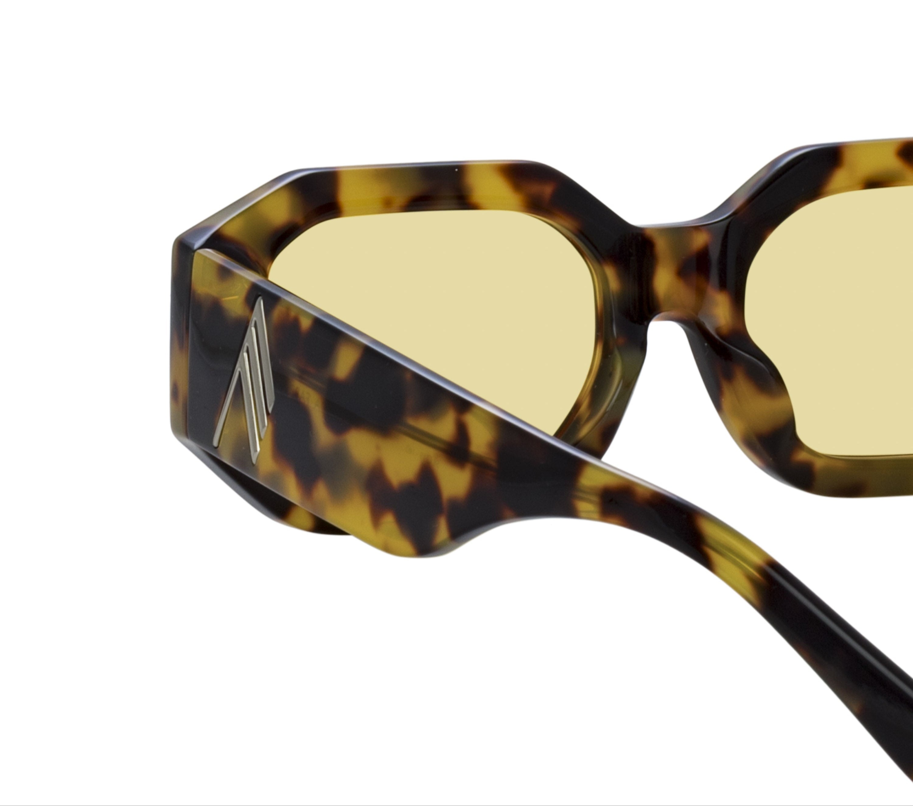 Color_ATTICO45C7SUN - Blake Angular Sunglasses in Tortoise Shell