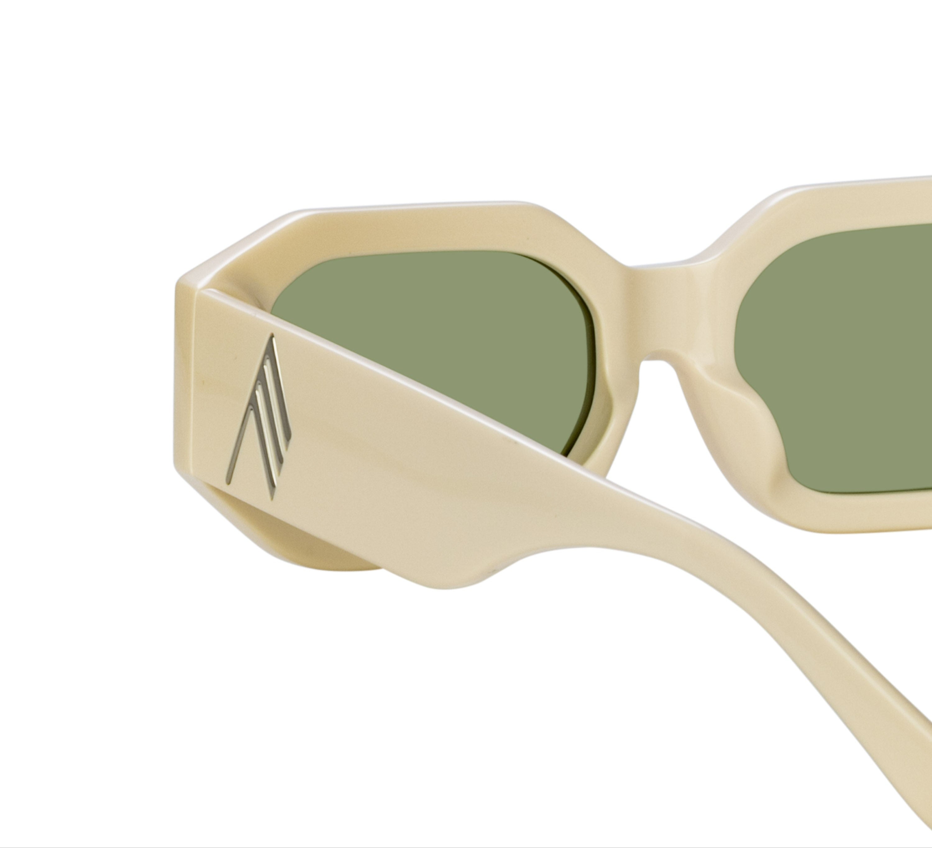 Color_ATTICO45C8SUN - Blake Angular Sunglasses in Ivory
