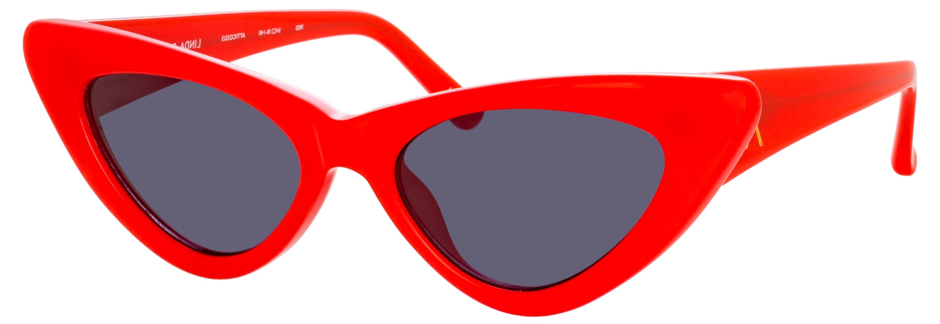 Color_ATTICO32C3SUN - The Attico Dora D-Frame Sunglasses in Red
