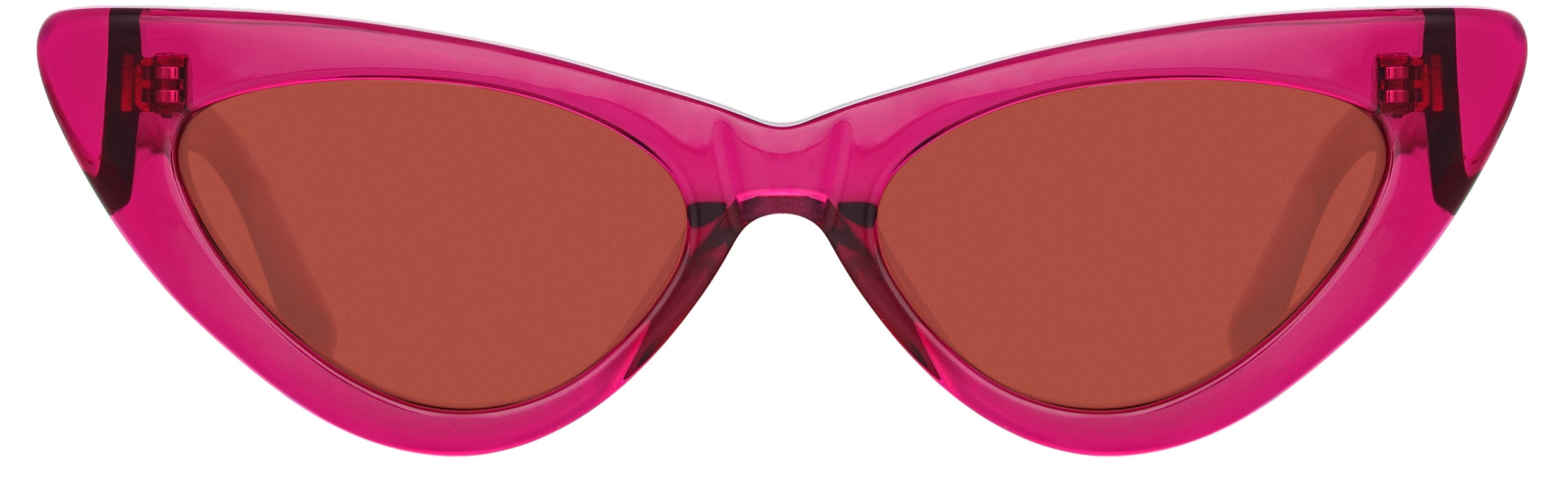 Color_ATTICO32C8SUN - The Attico Dora Cat Eye Sunglasses in Maroon