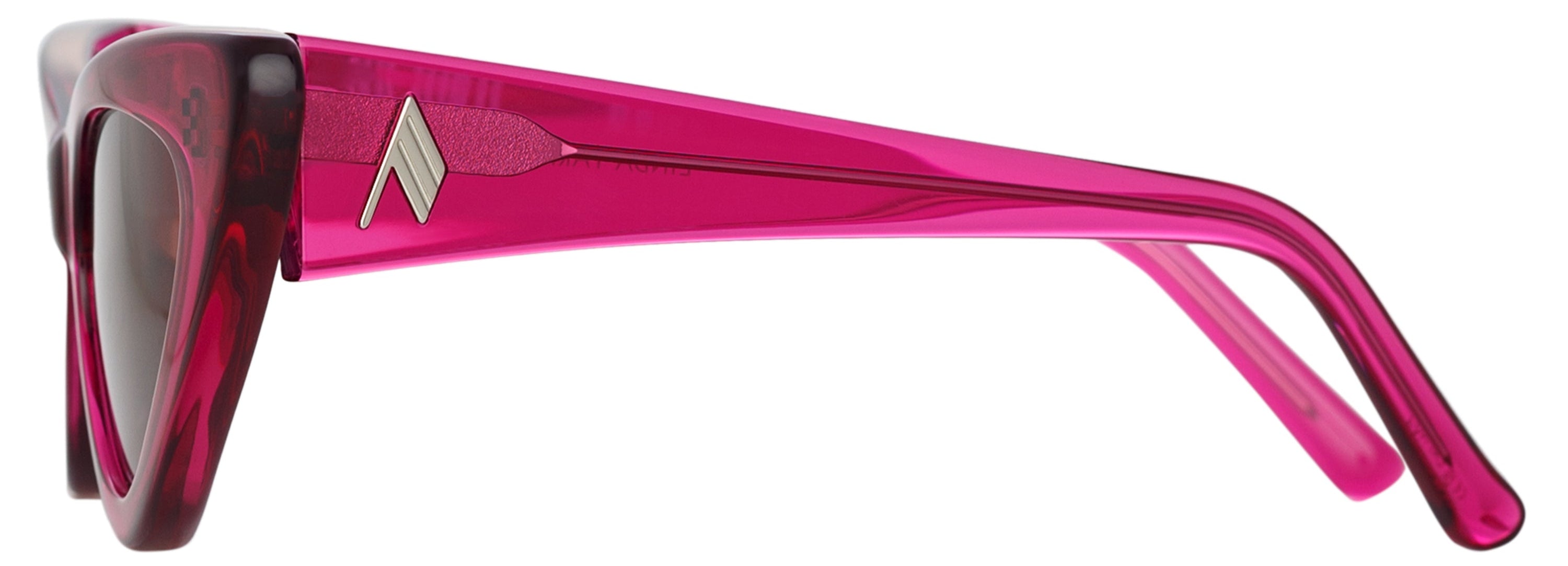 Color_ATTICO32C8SUN - The Attico Dora Cat Eye Sunglasses in Maroon