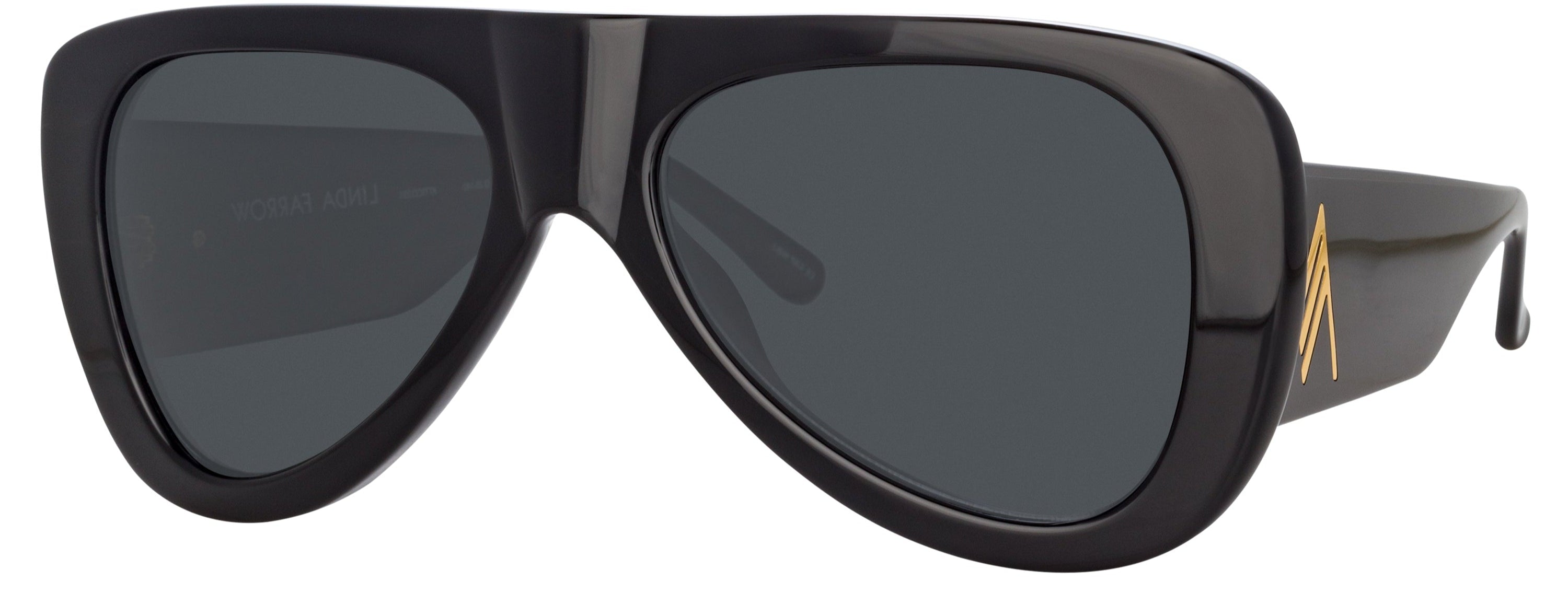 Color_ATTICO20C1SUN - The Attico Edie Aviator Sunglasses in Black