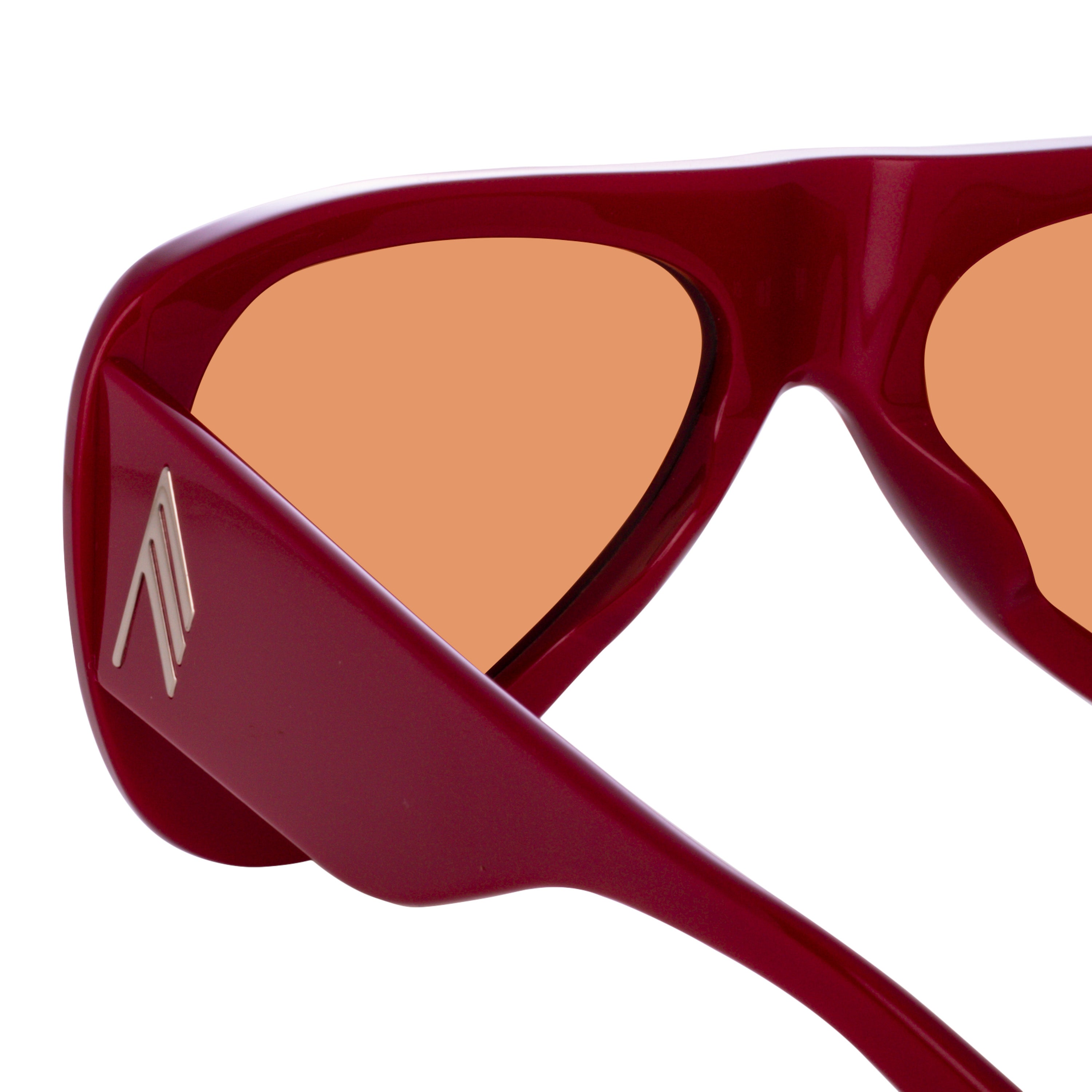 Color_ATTICO20C5SUN - The Attico Edie Aviator Sunglasses in Bordeaux