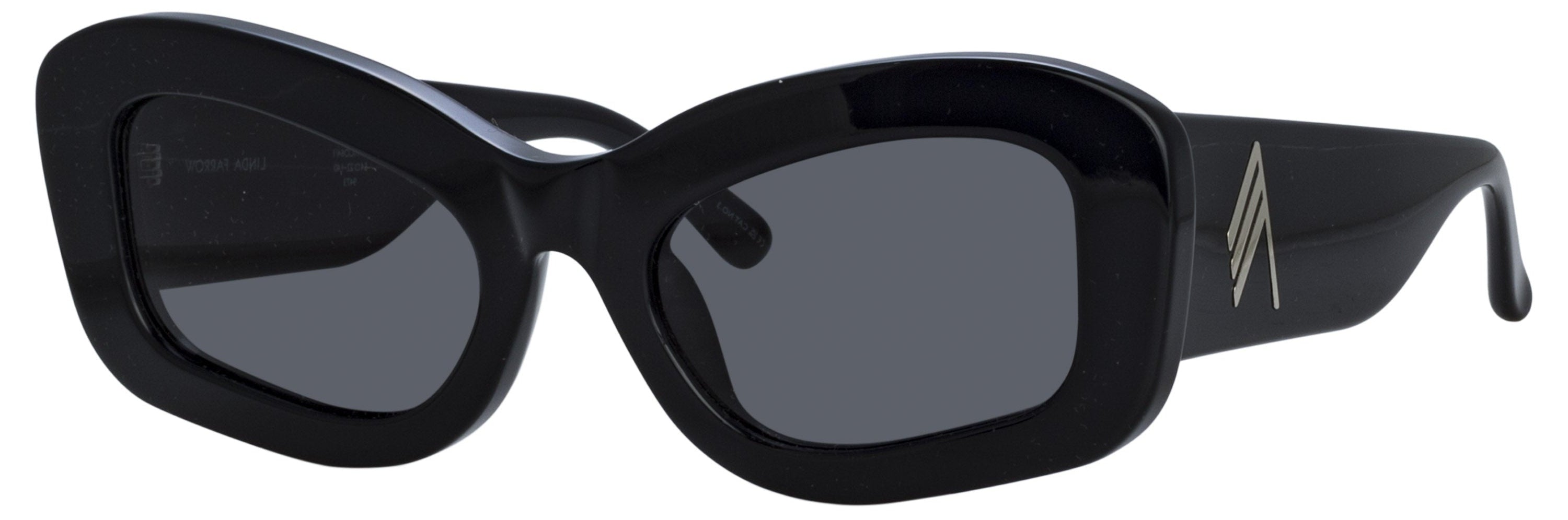 Color_ATTICO64C1SUN - The Attico Harry Cat Eye Sunglasses in Black