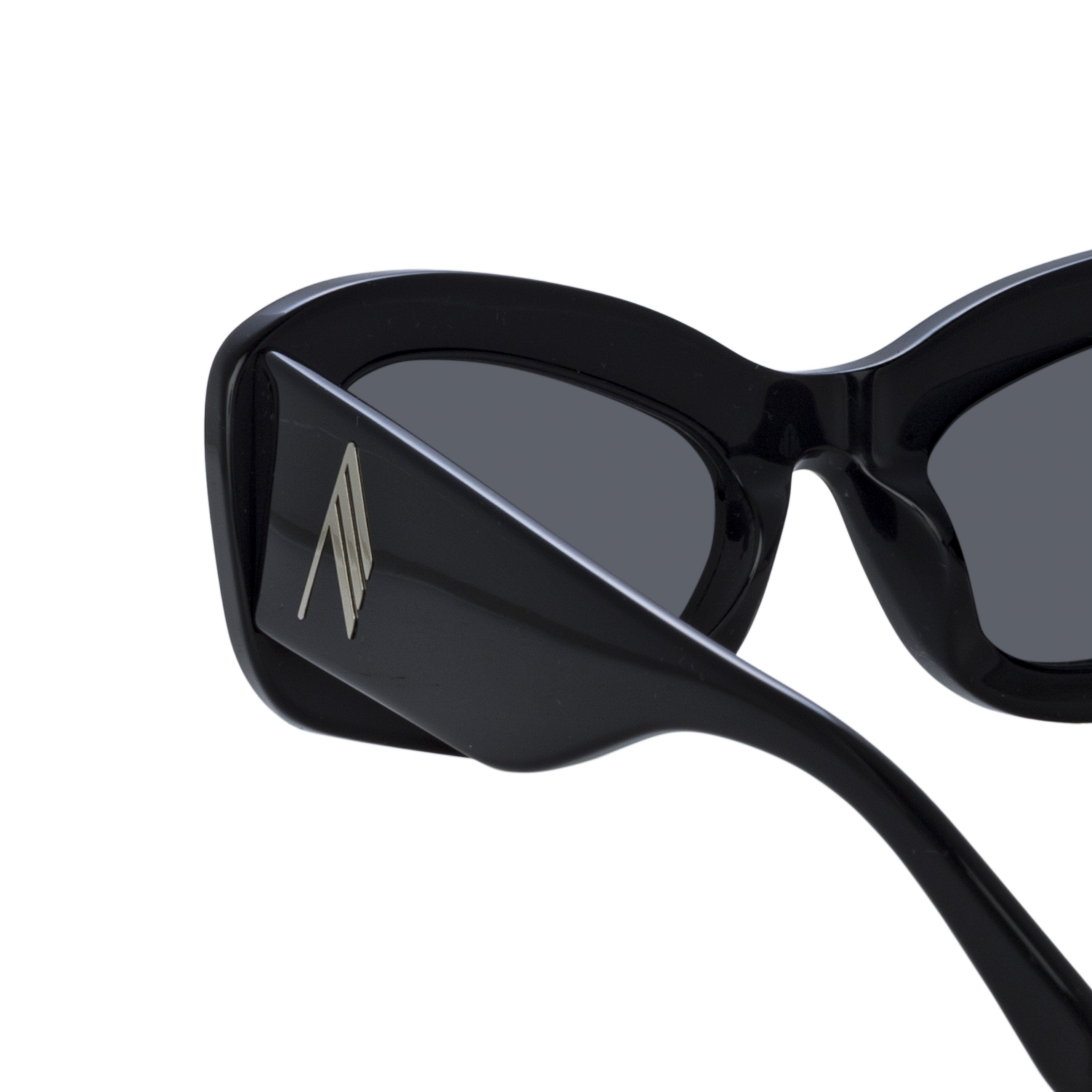 Color_ATTICO64C1SUN - The Attico Harry Cat Eye Sunglasses in Black