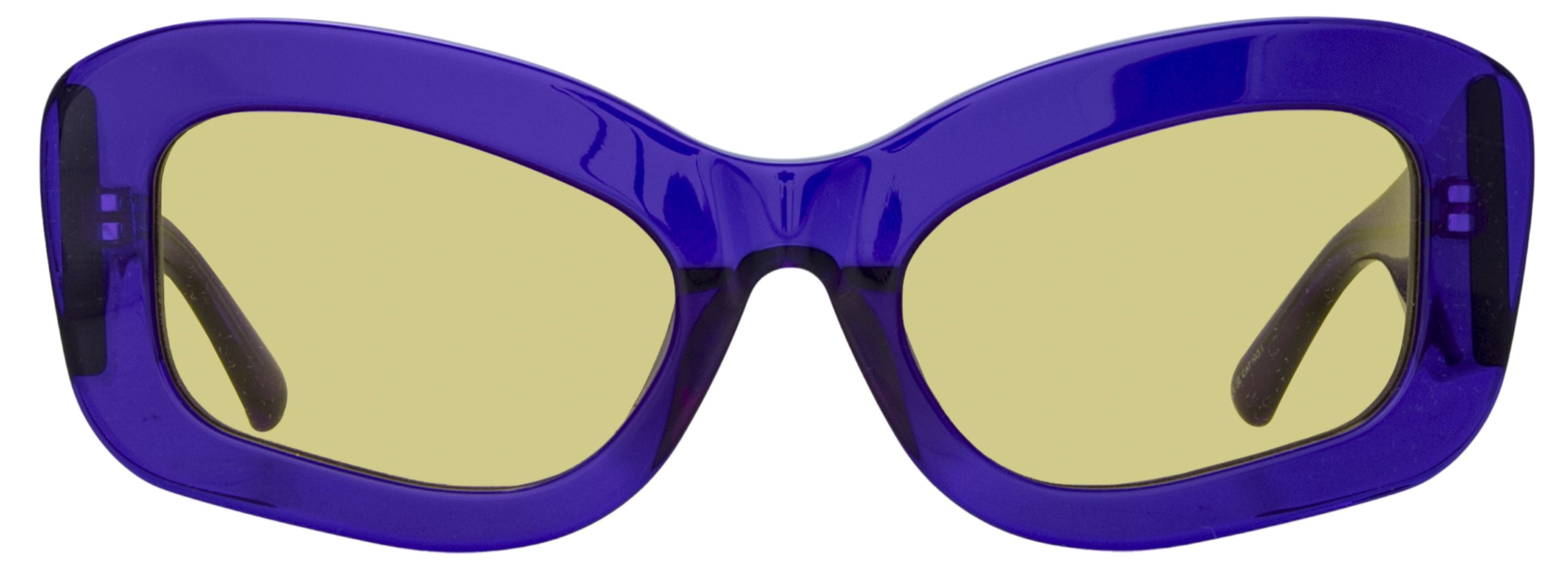 Color_ATTICO64C3SUN - The Attico Harry Cat Eye Sunglasses in Purple