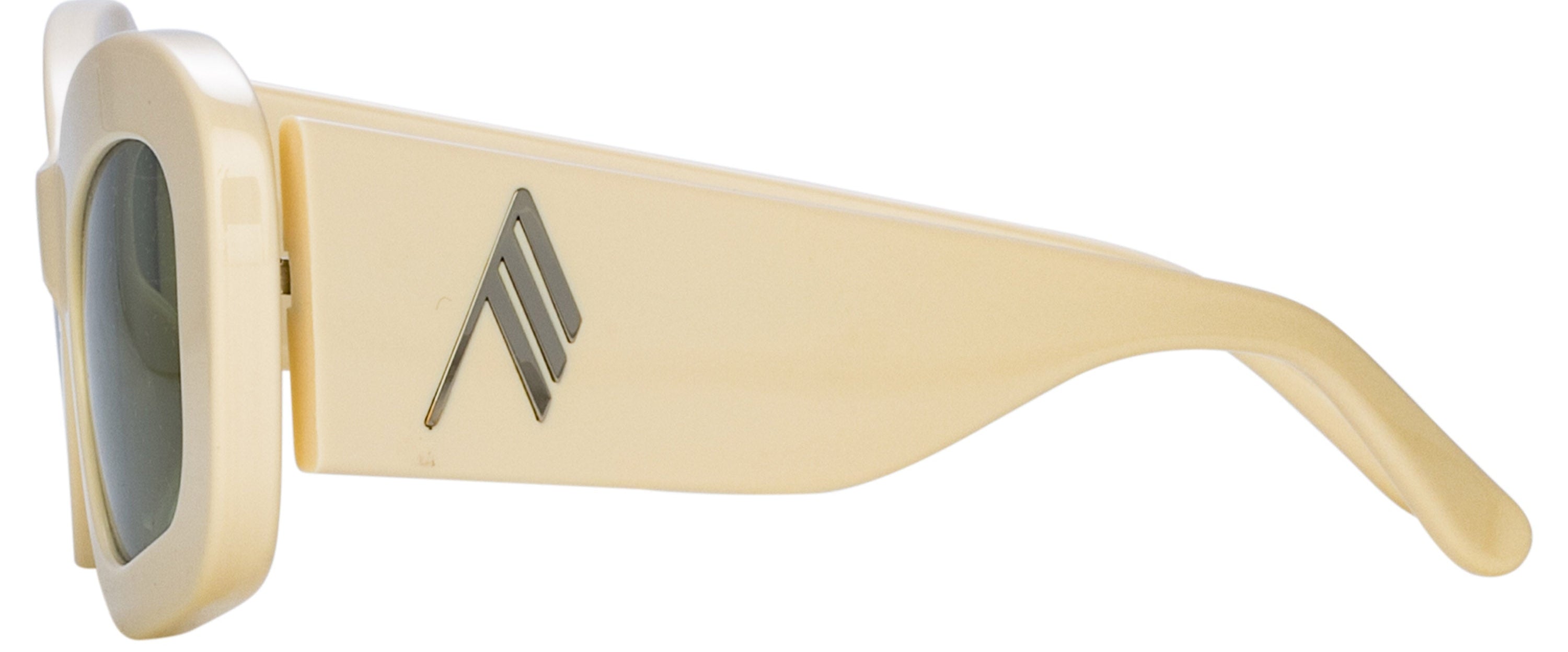 Color_ATTICO64C4SUN - The Attico Harry Cat Eye Sunglasses in Ivory