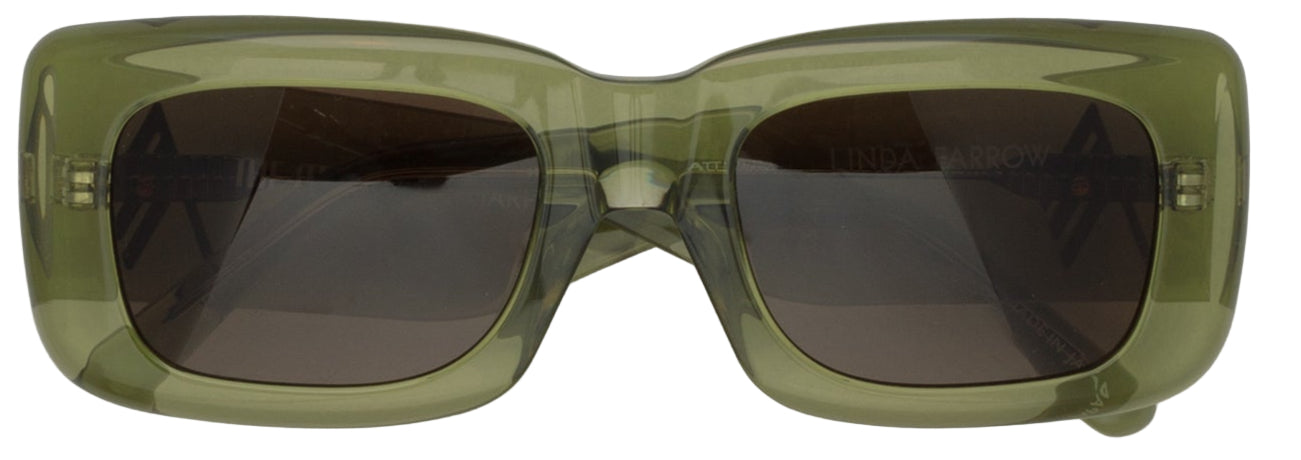 Color_ATTICO3C32SUN - The Attico Marfa Rectangular Sunglasses in Green