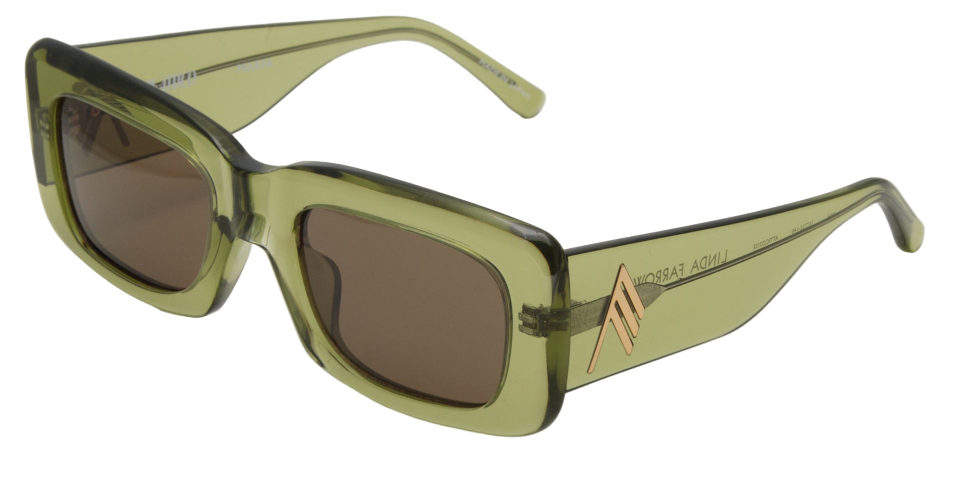 Color_ATTICO3C32SUN - The Attico Marfa Rectangular Sunglasses in Green