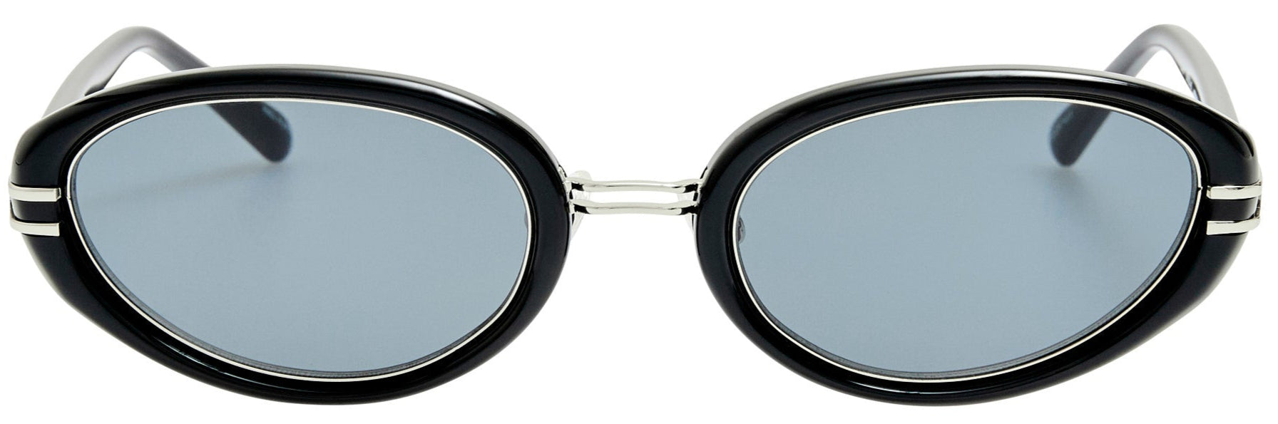 Color_ATTICO83C1SUN - The Attico Ambra Oval Sunglasses in Black and Grey