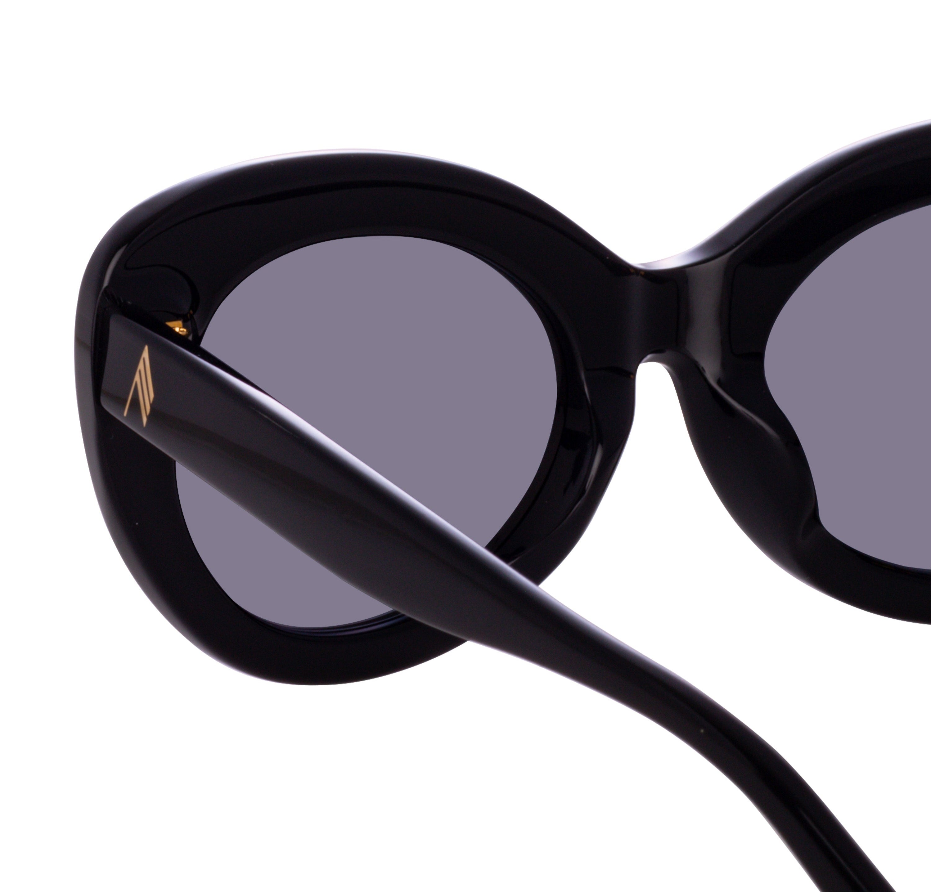 Color_ATTICO44C1SUN - Agnes Cat Eye Sunglasses in Black and Grey