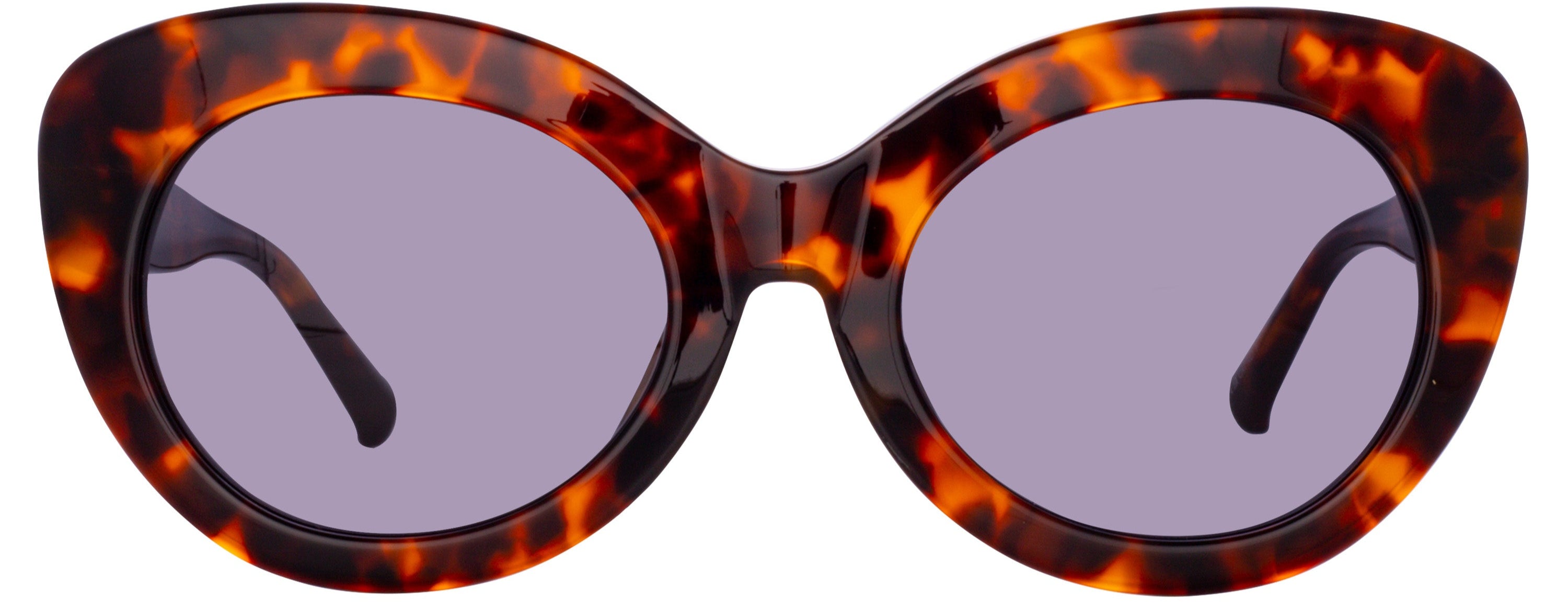 Color_ATTICO44C2SUN - Agnes Cat Eye Sunglasses in Tortoise Shell and Blue