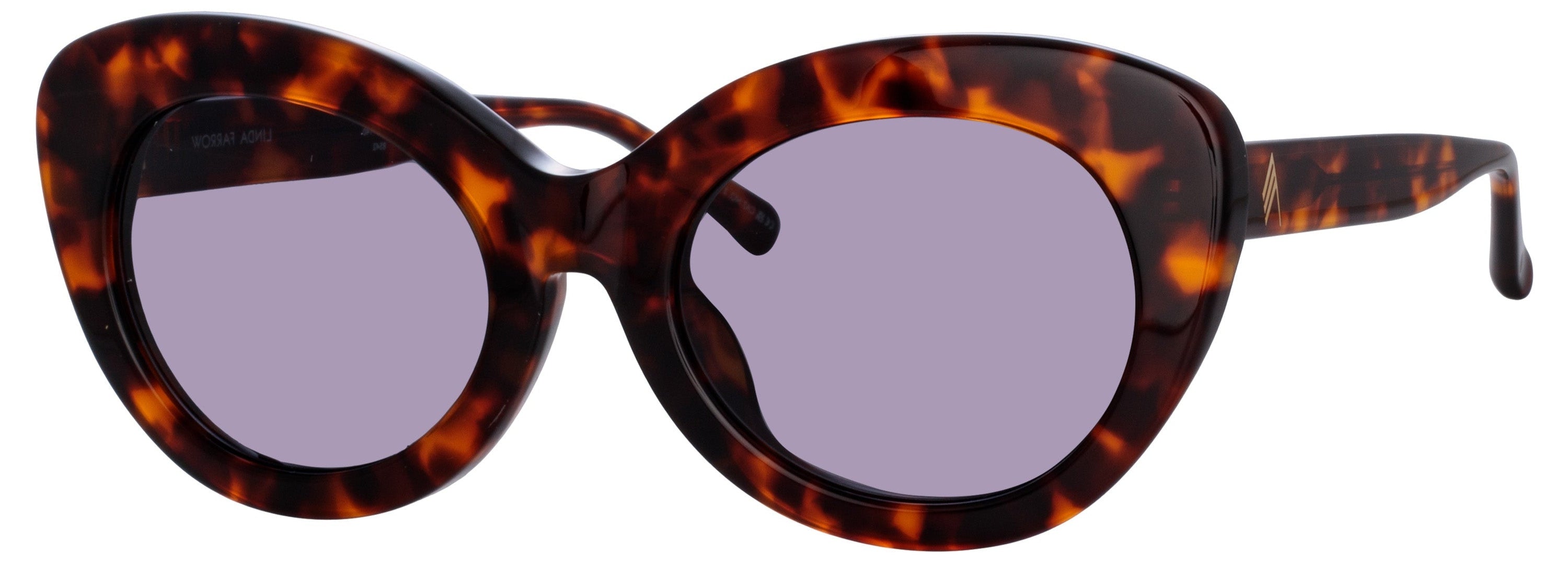 Color_ATTICO44C2SUN - Agnes Cat Eye Sunglasses in Tortoise Shell and Blue
