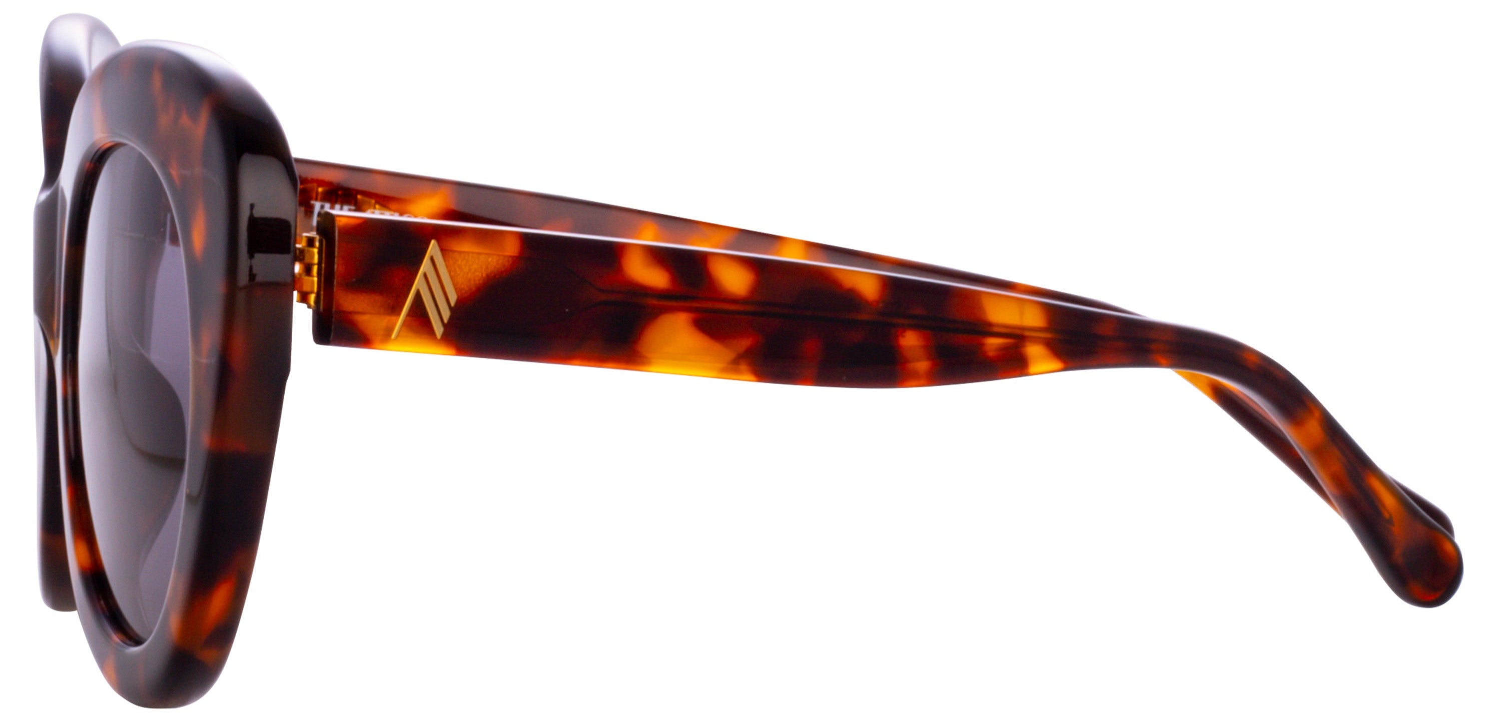 Color_ATTICO44C2SUN - Agnes Cat Eye Sunglasses in Tortoise Shell and Blue