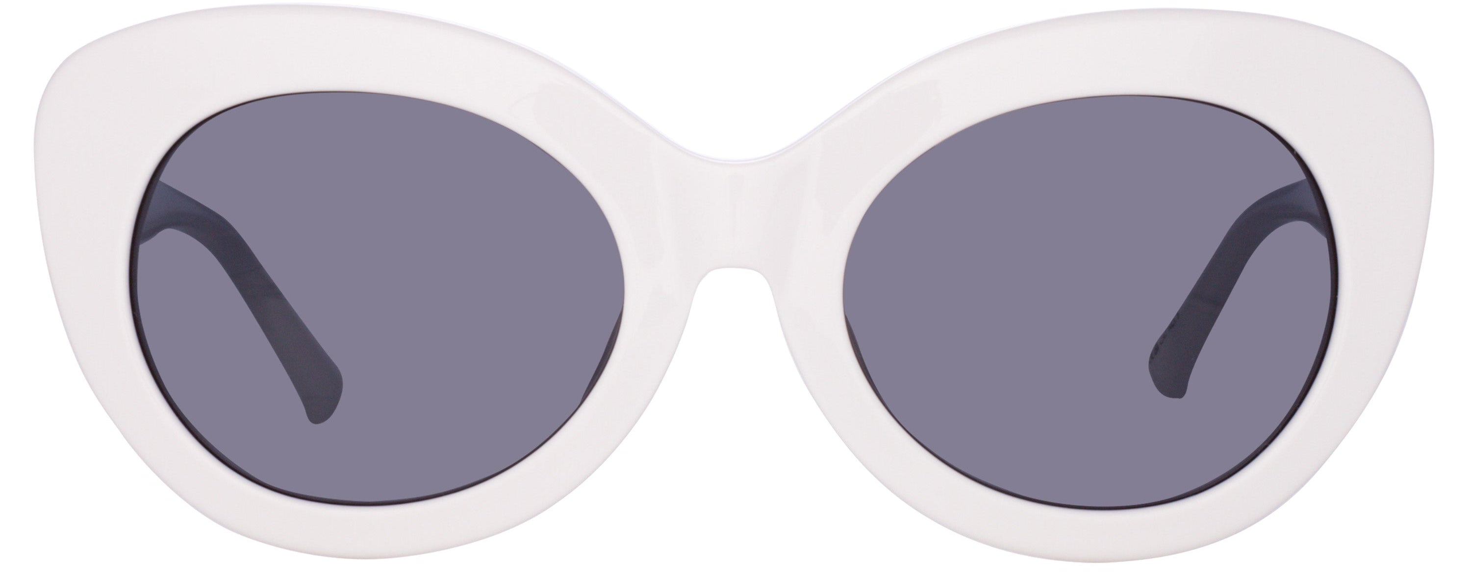 Color_ATTICO44C6SUN - Agnes Cat Eye Sunglasses in White and Grey