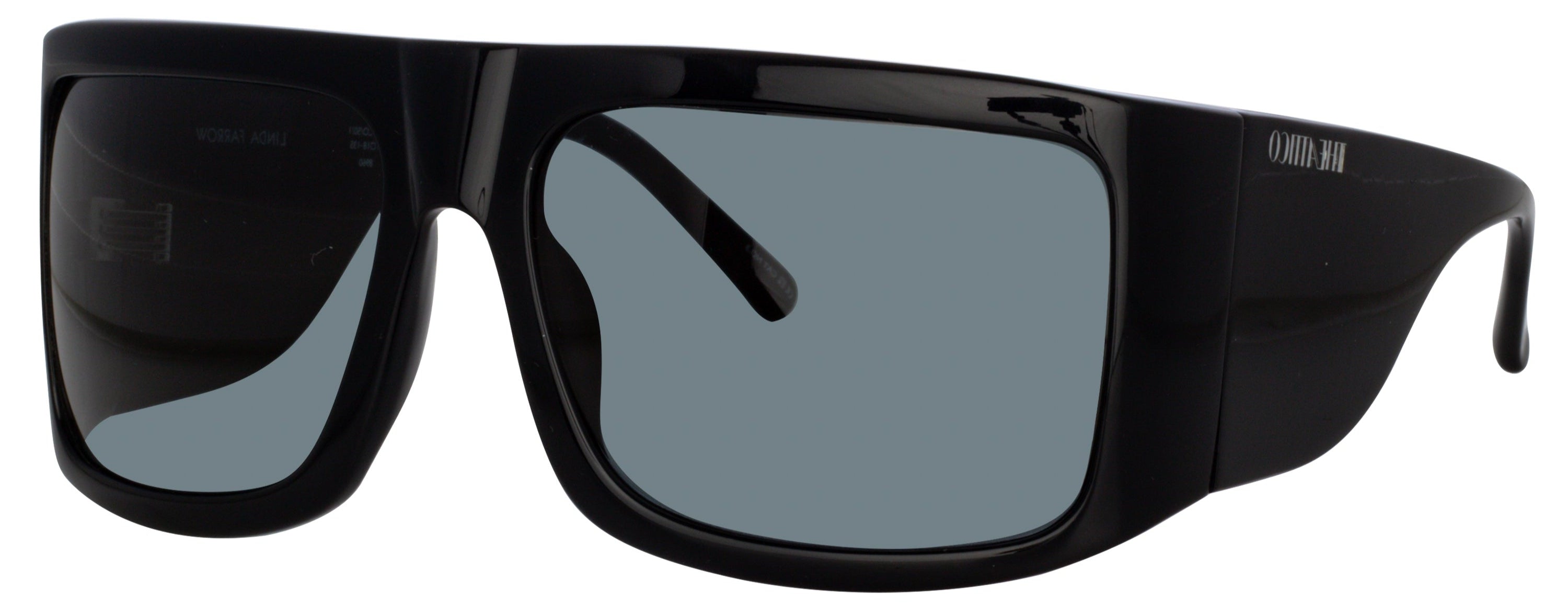 Color_ATTICO50C1SUN - The Attico Andre Oversized Sunglasses in Black and Grey